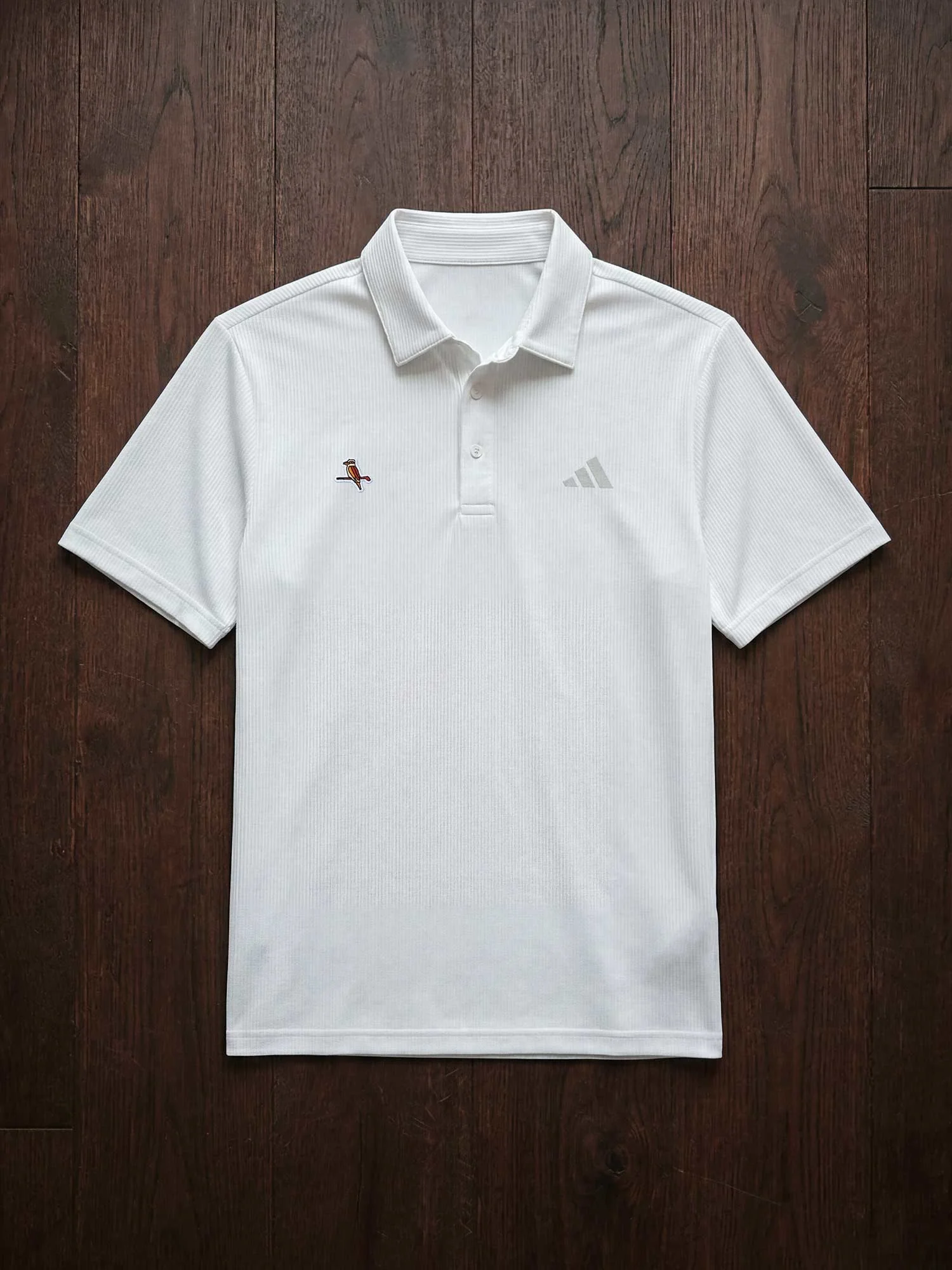 adidas X Walker Ultimate365 Jacquard Polo Shirt White - Image 4