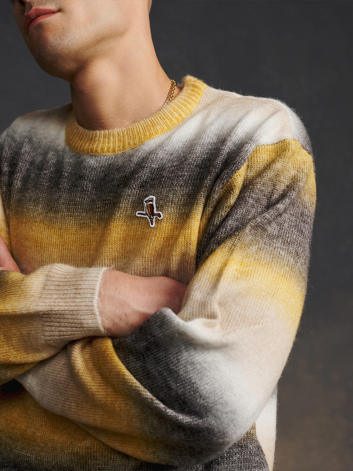 Gold Label Boucle Knit Pullover Club Gold - Image 3