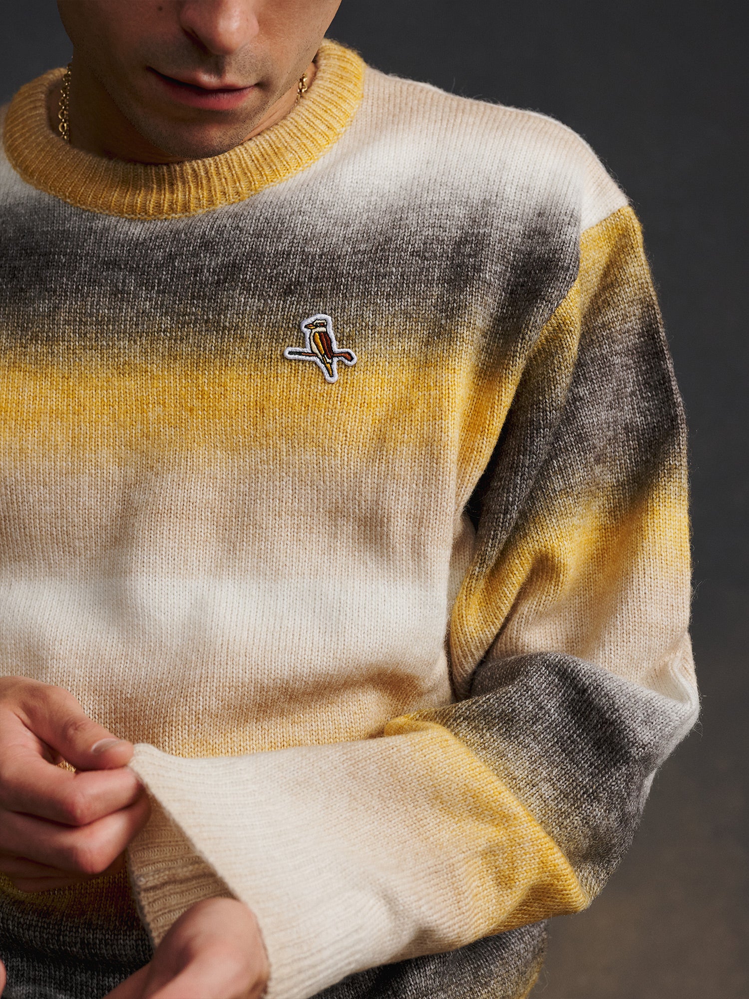 Gold Label Boucle Knit Pullover Club Gold - Image 7