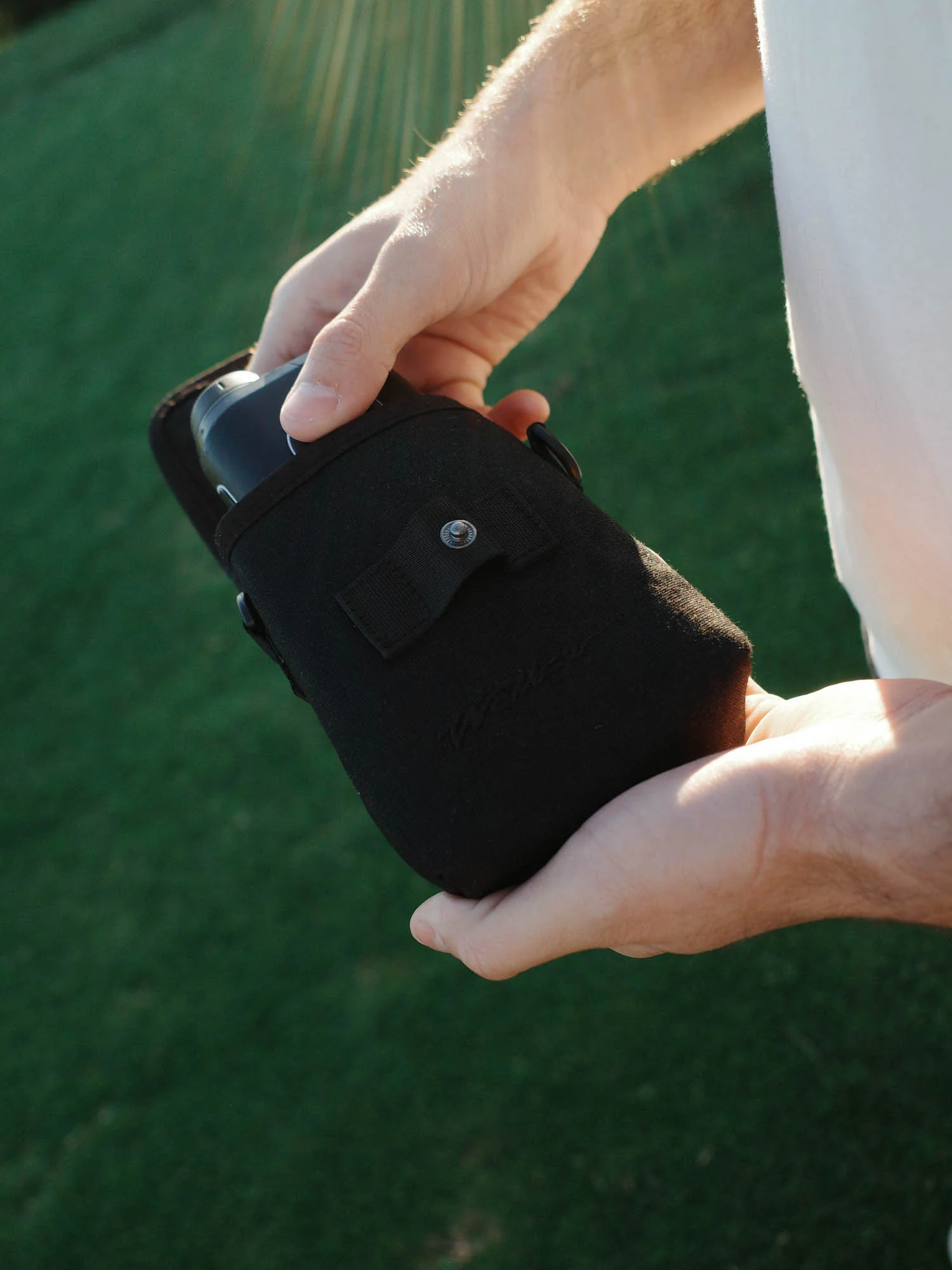 Canvas Rangefinder Bag Black - Image 4