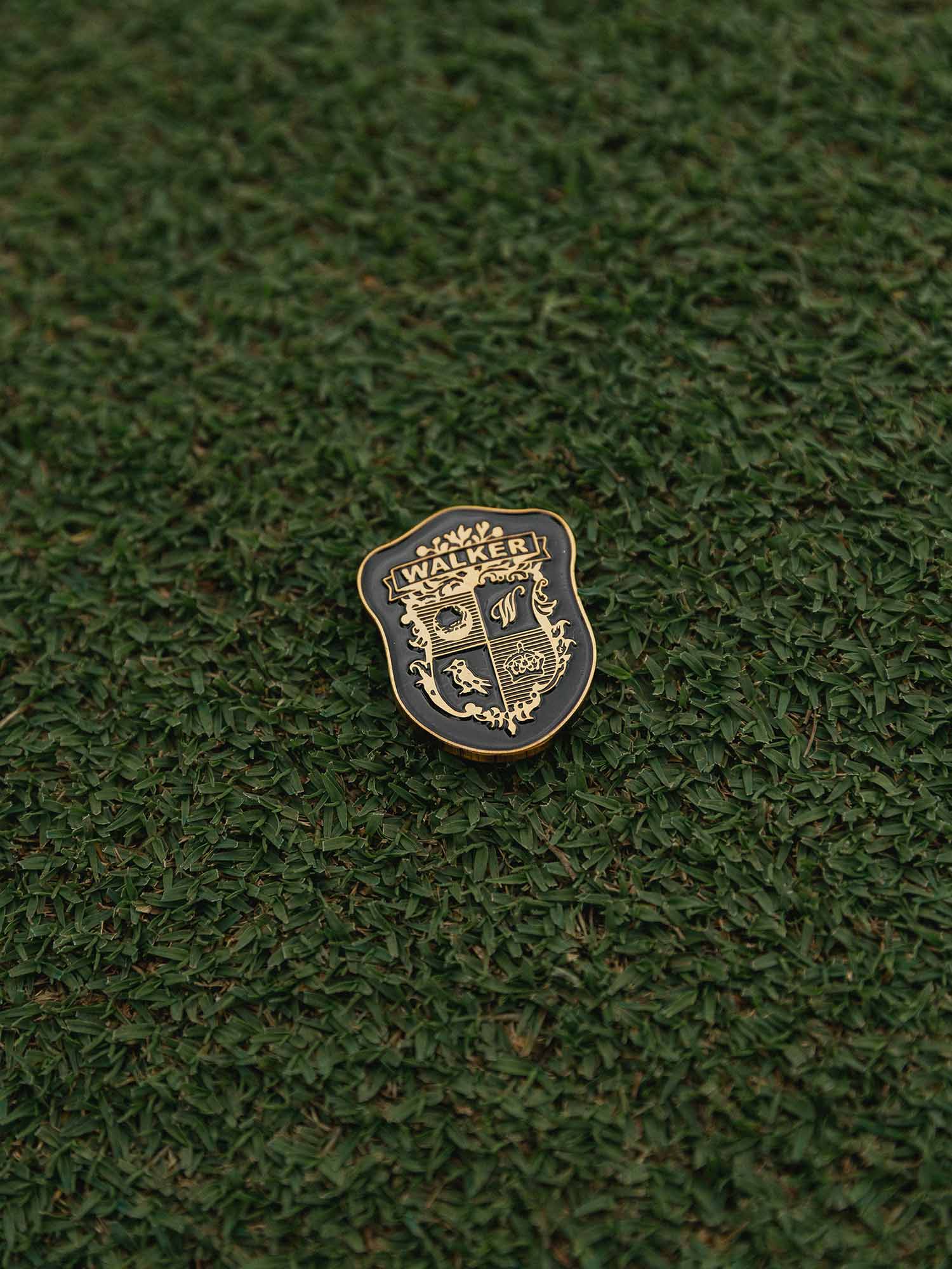 Ball Marker Crest 3 Pack - Black / Green / Brushed Gold - Image 2