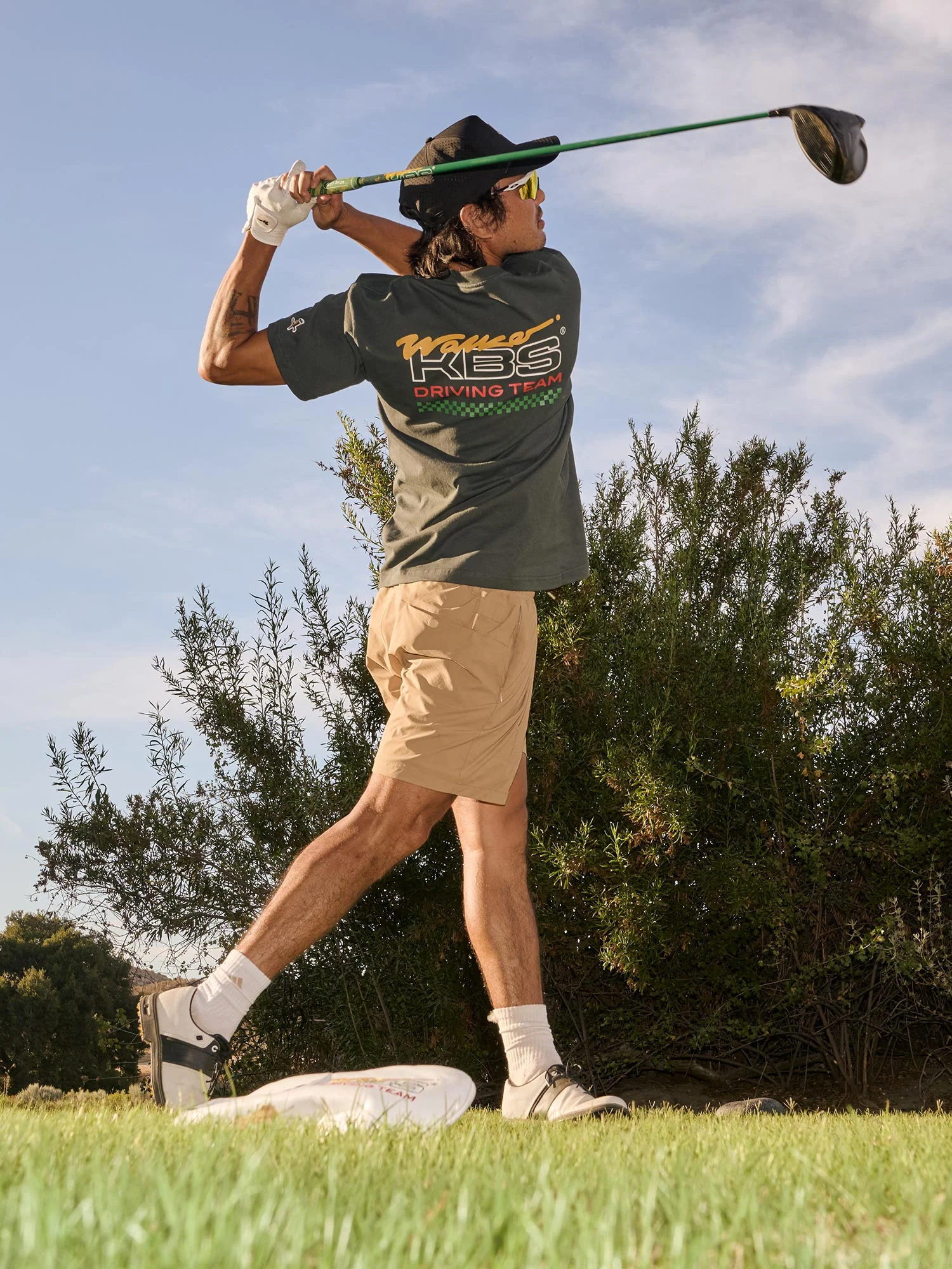 Driving Team SS T-Shirt Racing Green - Image 5
