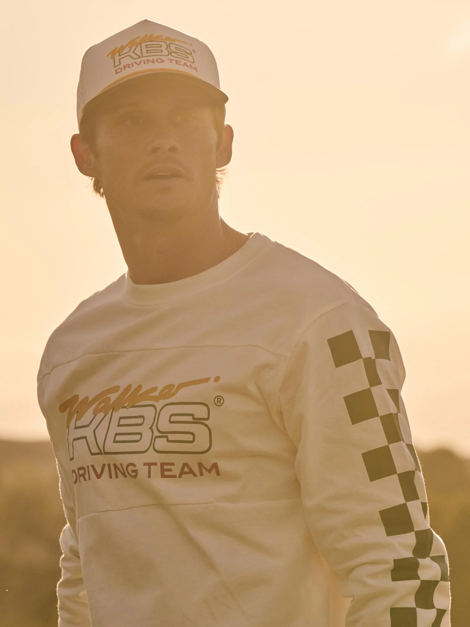 Driving Team LS T-Shirt Racing White - Image 3