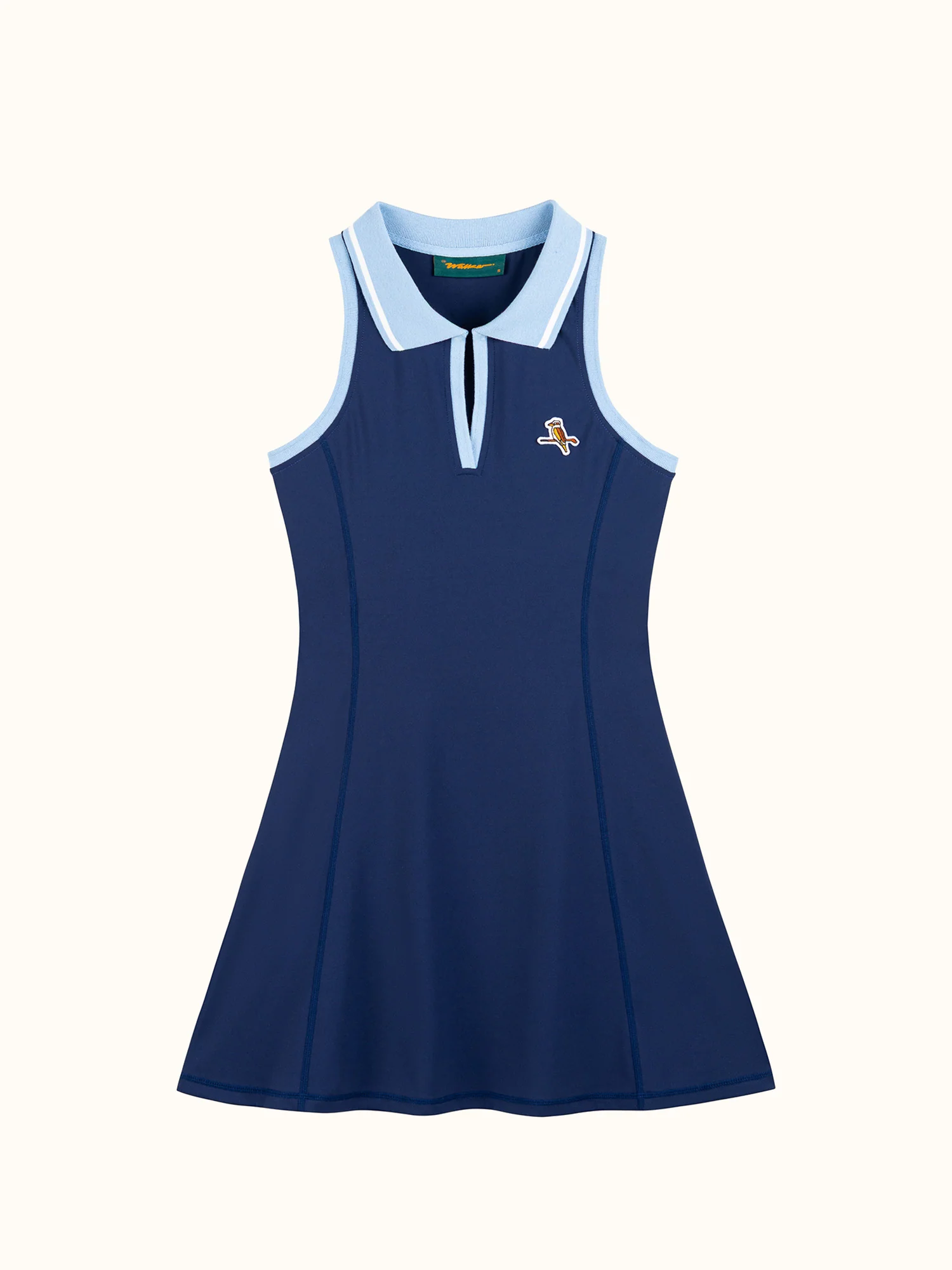 Womens Fairway Dress Navy / Powder