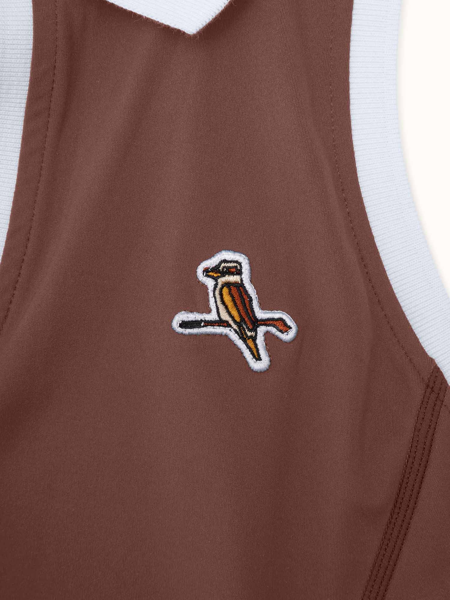 Womens Fairway Dress Mocha - Image 3