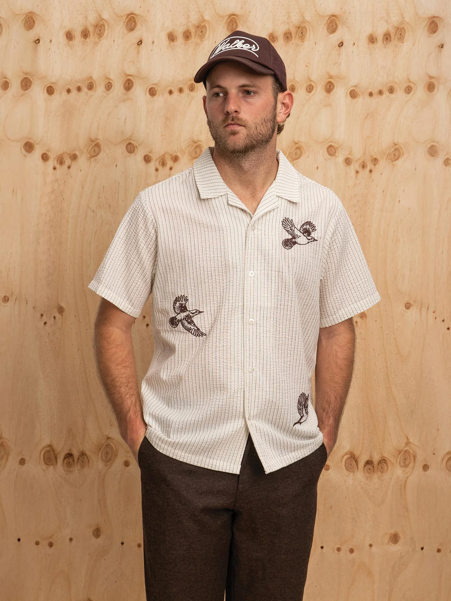 Flight SS Shirt Feather White - Image 4