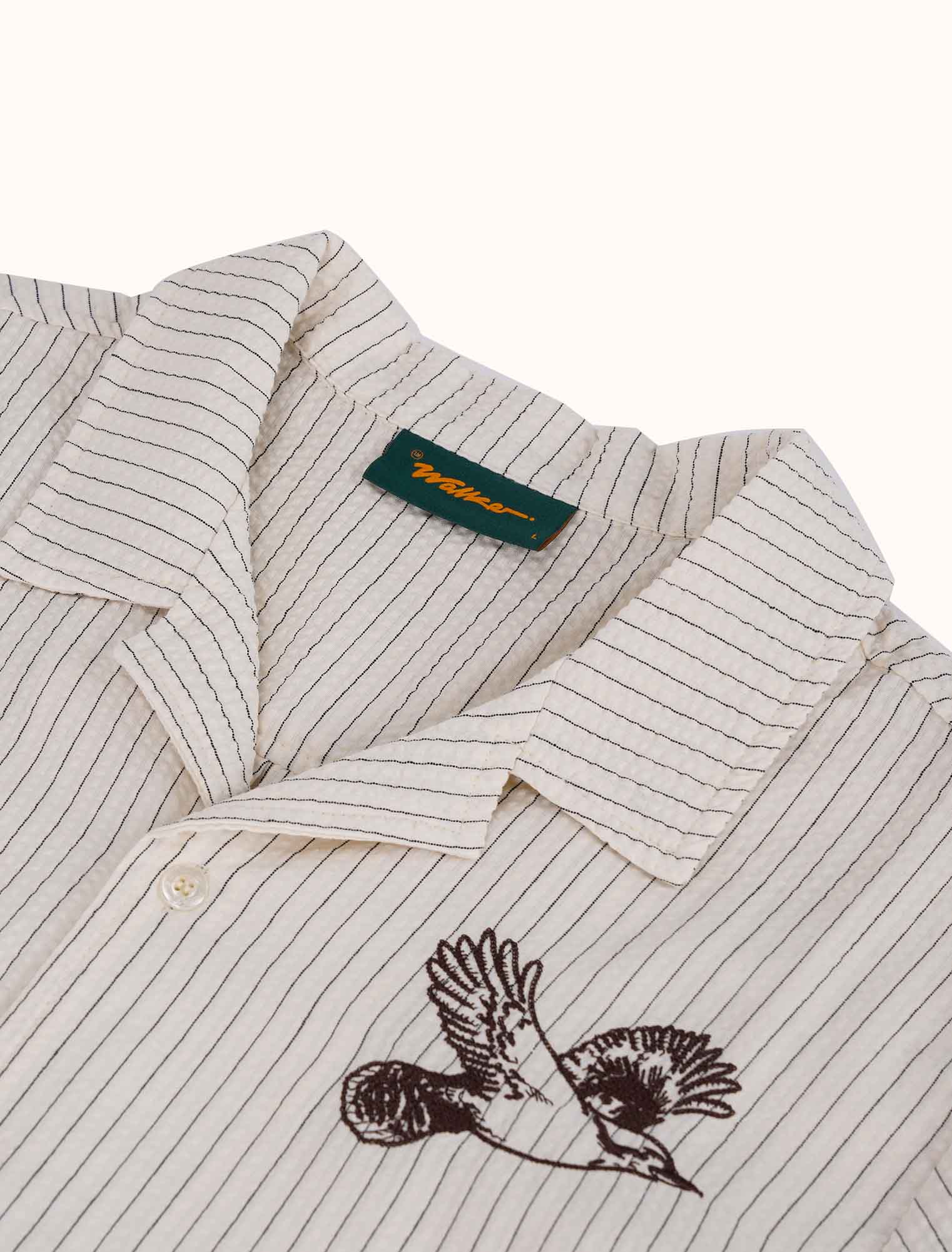 Flight SS Shirt Feather White - Image 5