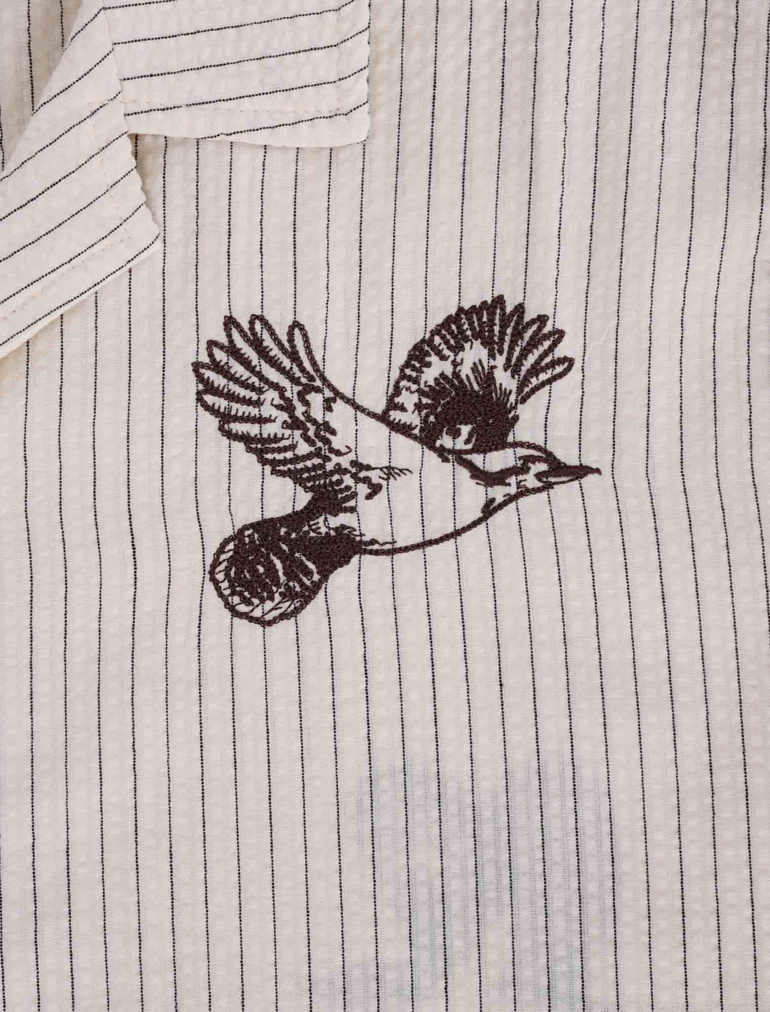 Flight SS Shirt Feather White - Image 7