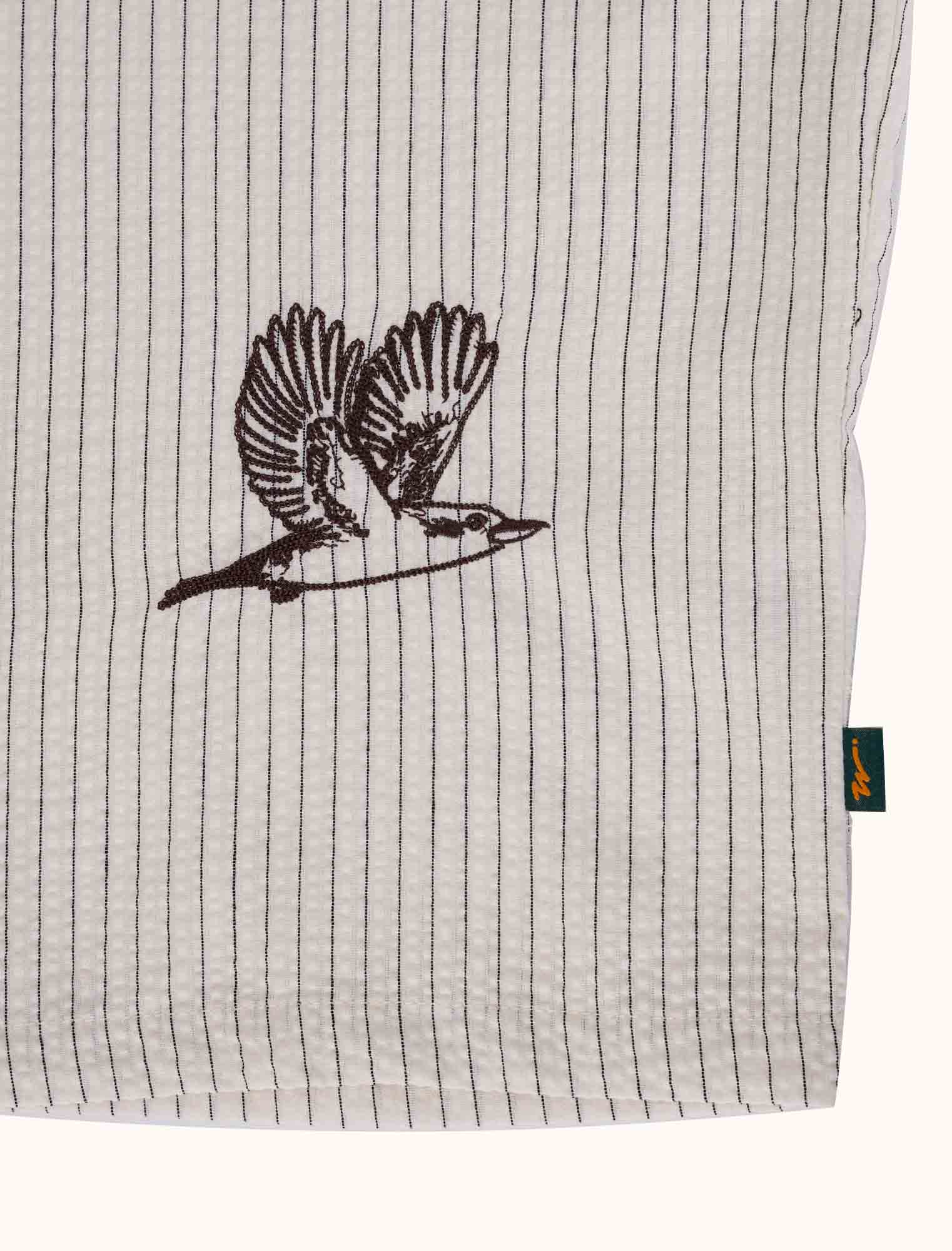 Flight SS Shirt Feather White - Image 9