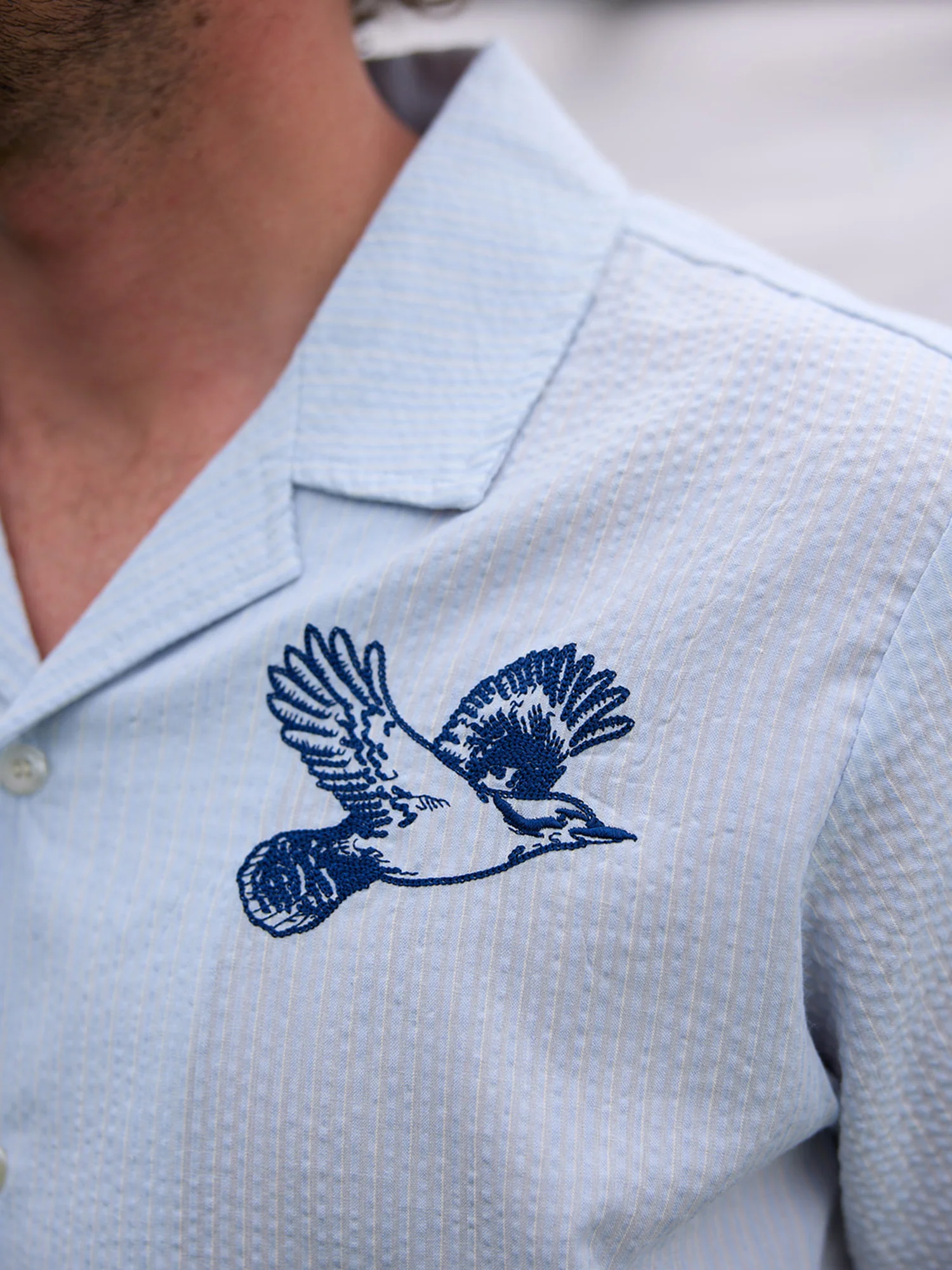 Flight SS Shirt Sky Blue - Image 5