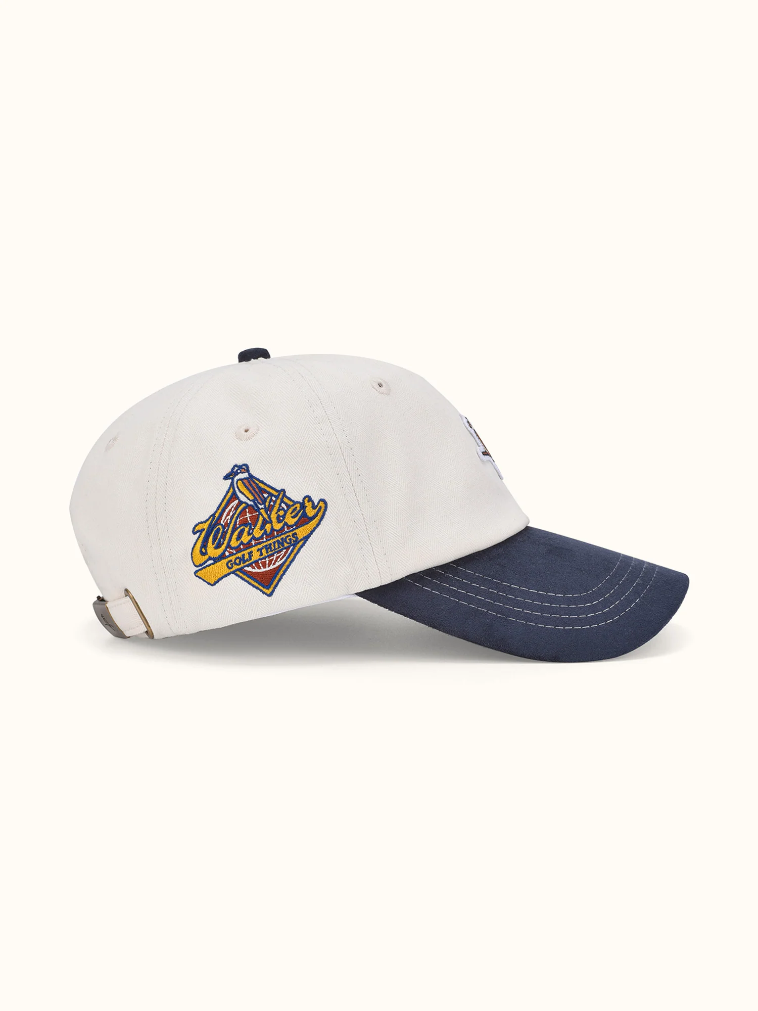 Gold Label 6-Panel World Series Cap Cream / Navy - Image 3