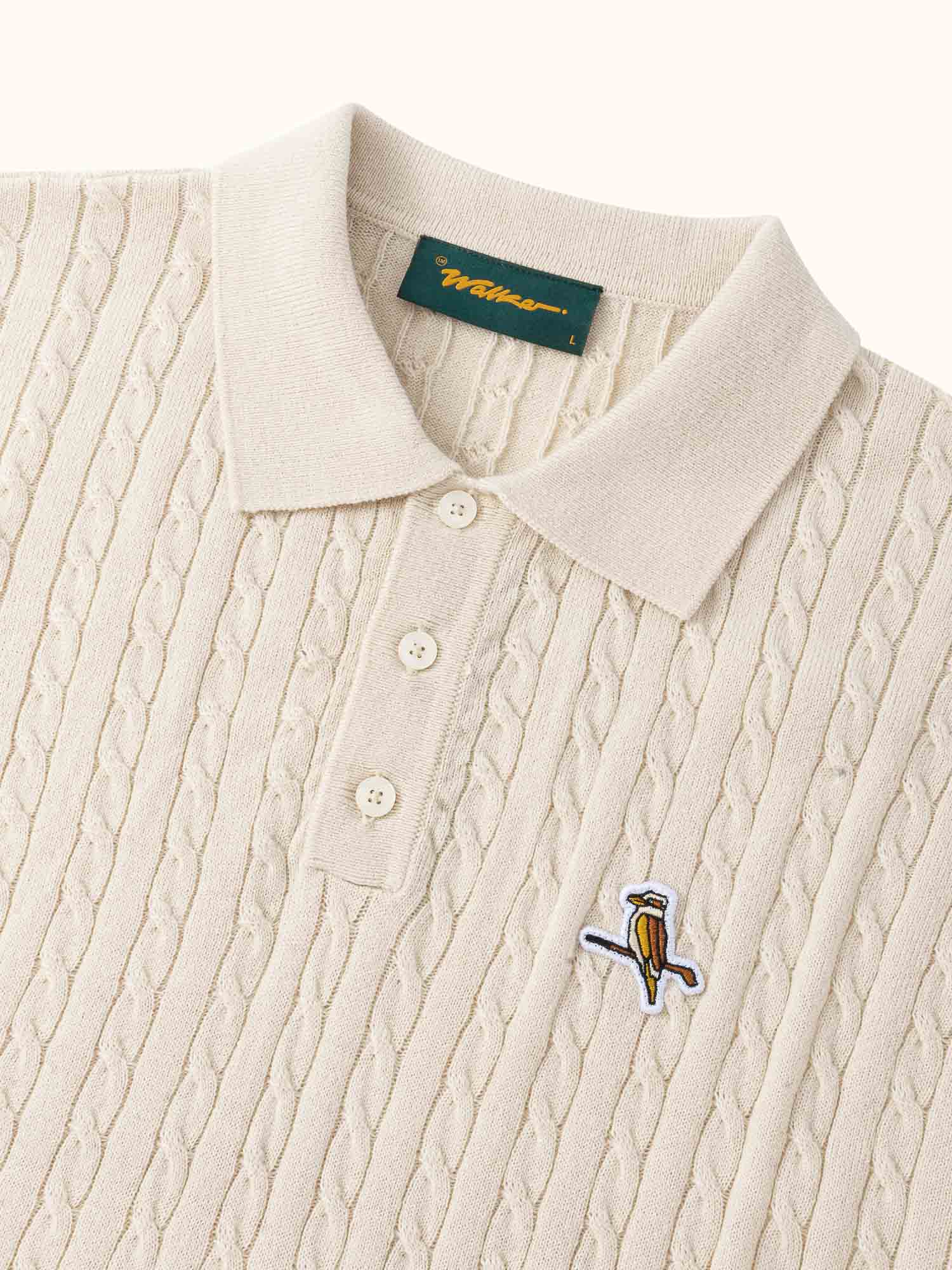 Gold Label Cable Polo Cream - Image 4