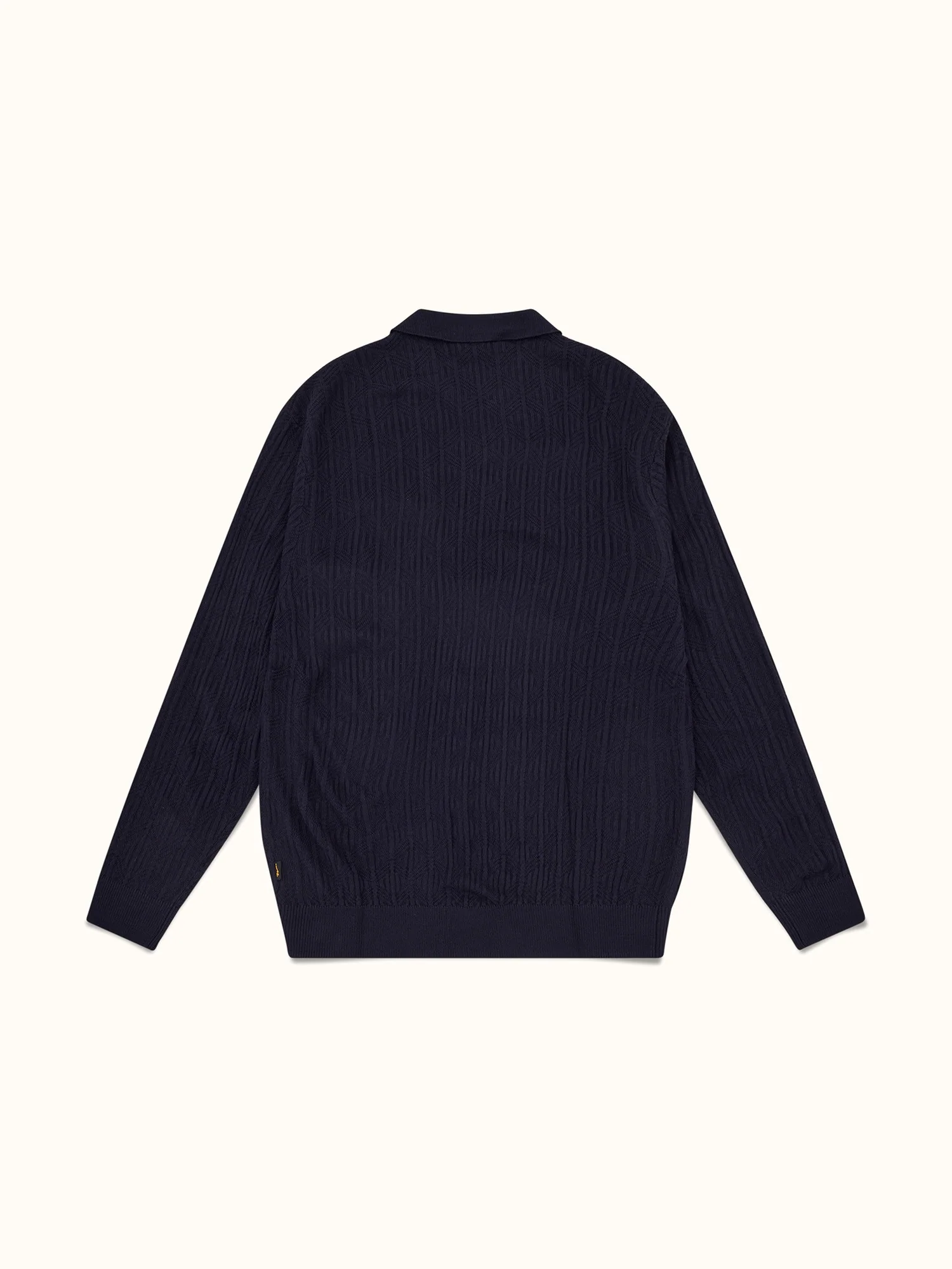 Gold Label Knit LS Polo Lake Blue - Image 8