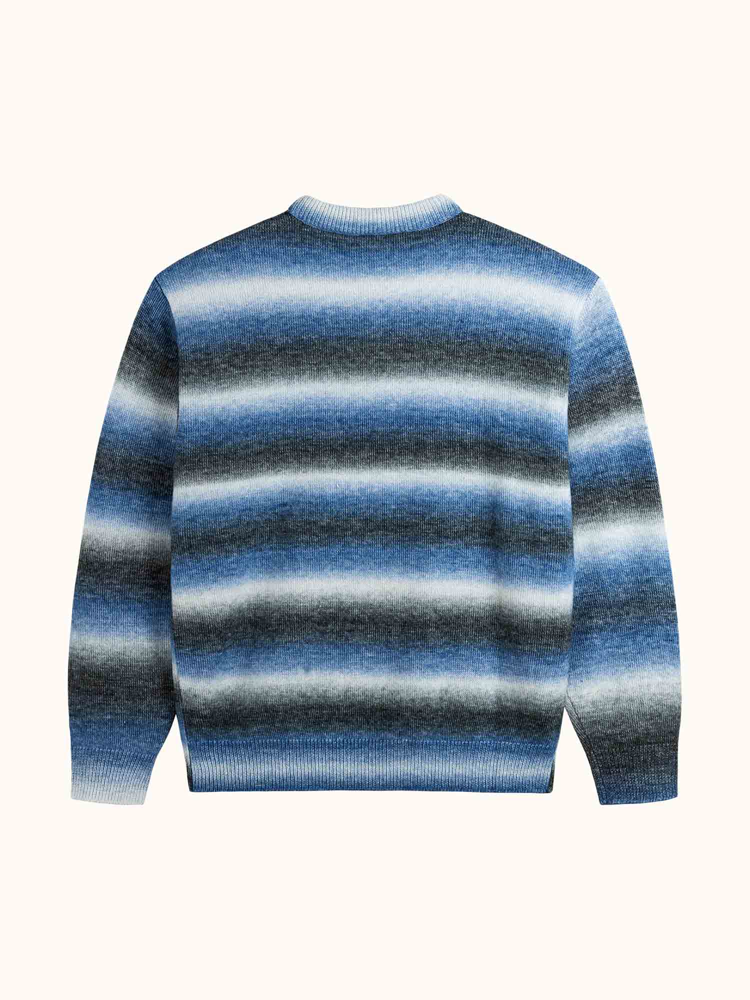 Gold Label Stripe Knit Indigo - Image 6