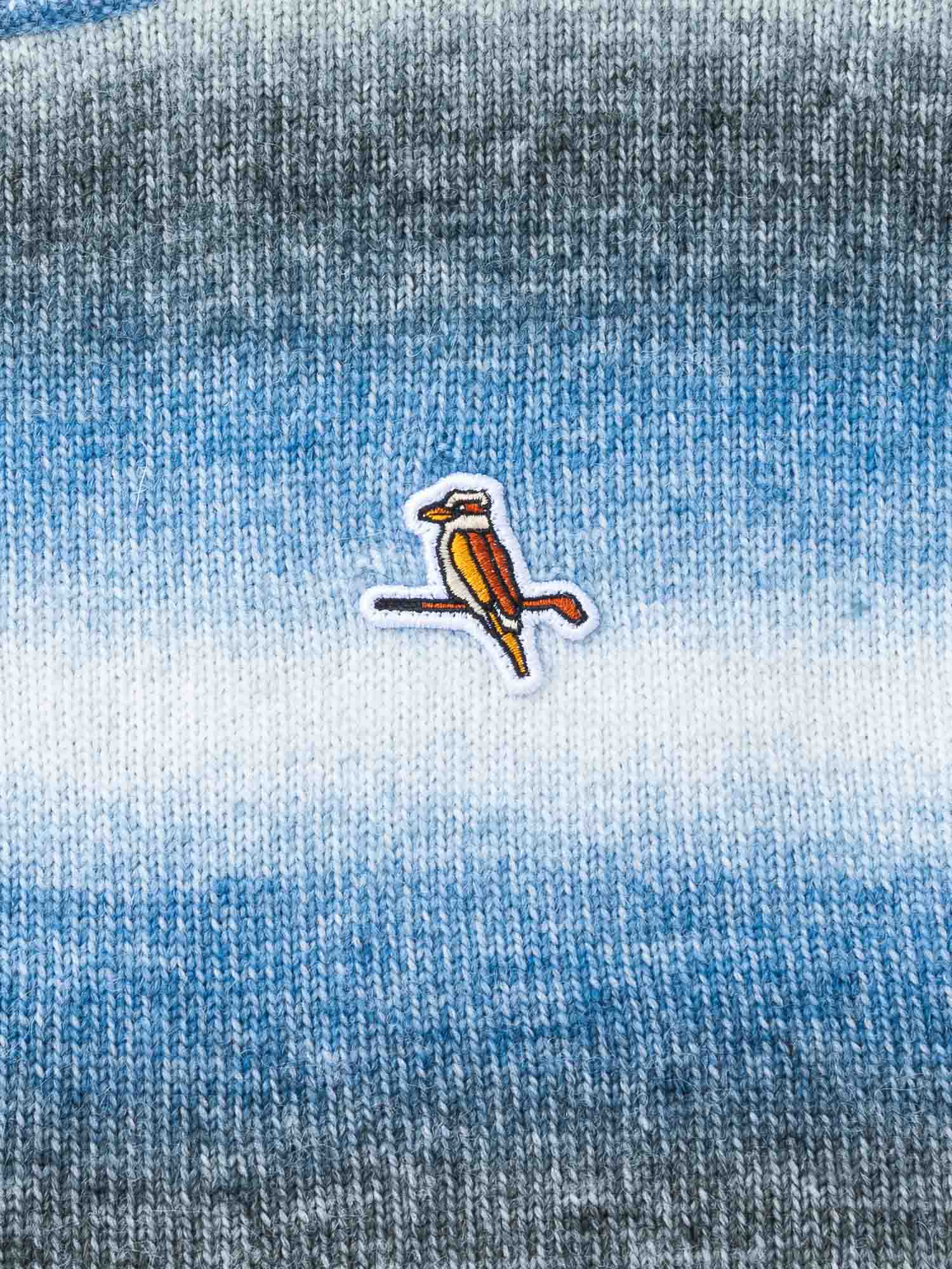Gold Label Stripe Knit Indigo - Image 7