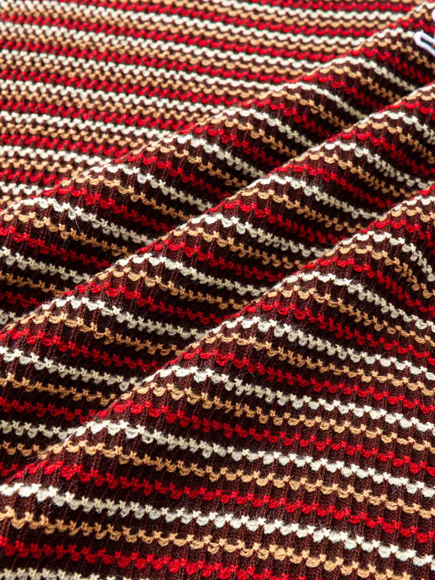 Gold Label Grid Knit Pullover Chocolate - Image 5