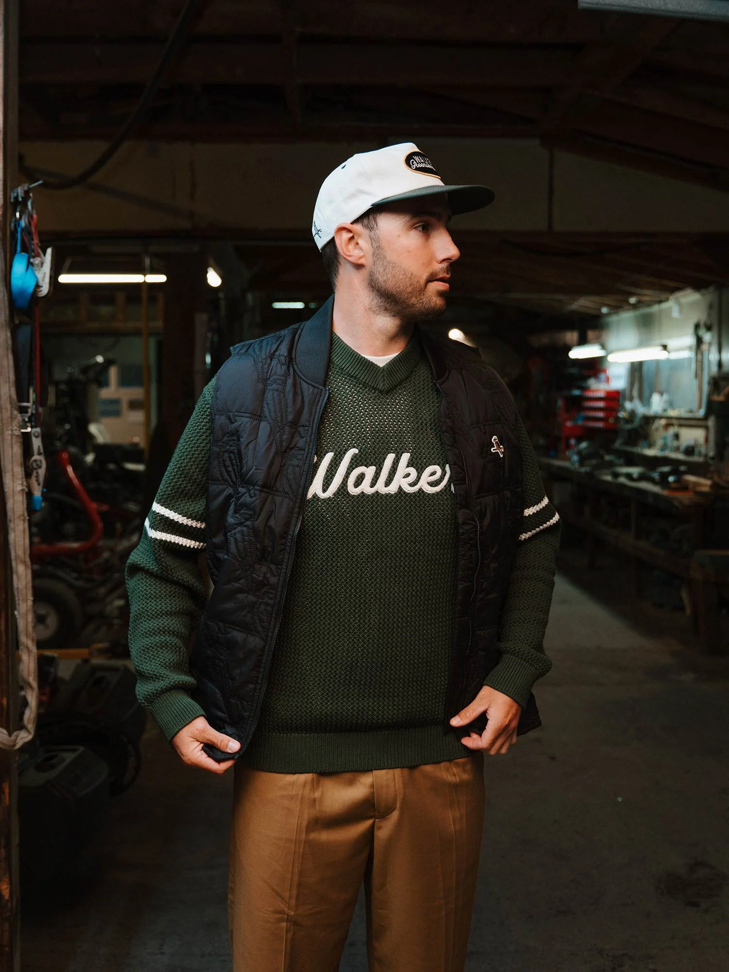 Jersey Knit Sweater Forest - Image 10
