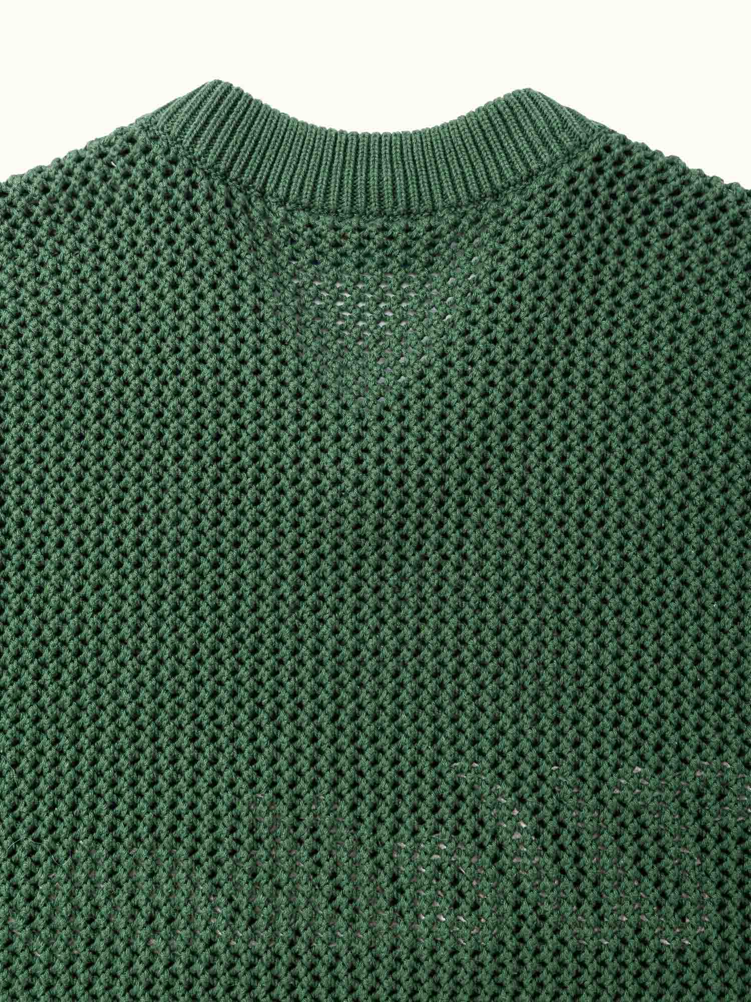 Jersey Knit Sweater Forest - Image 11