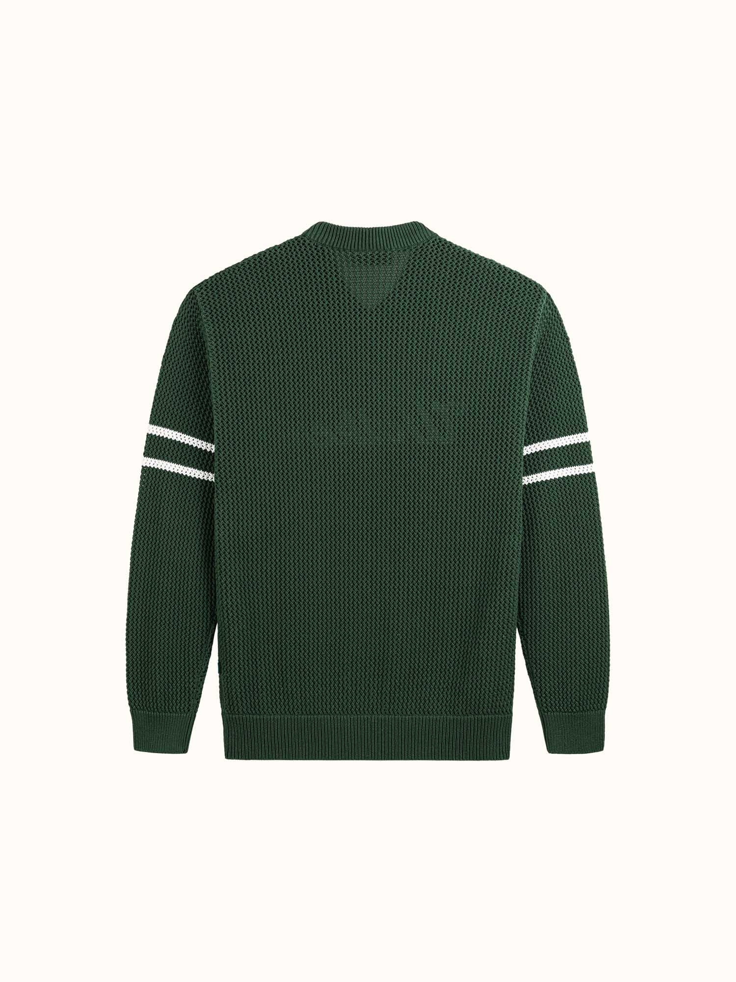 Jersey Knit Sweater Forest - Image 4