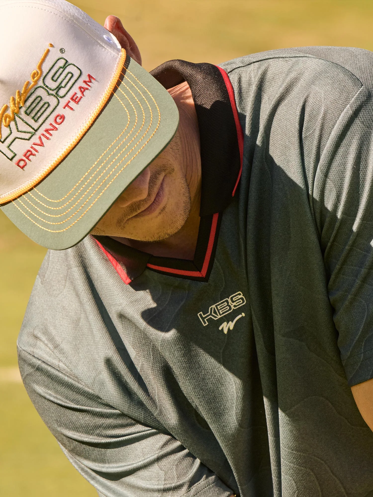 Driving Team Striker Cap - Racing White / Green - Image 6