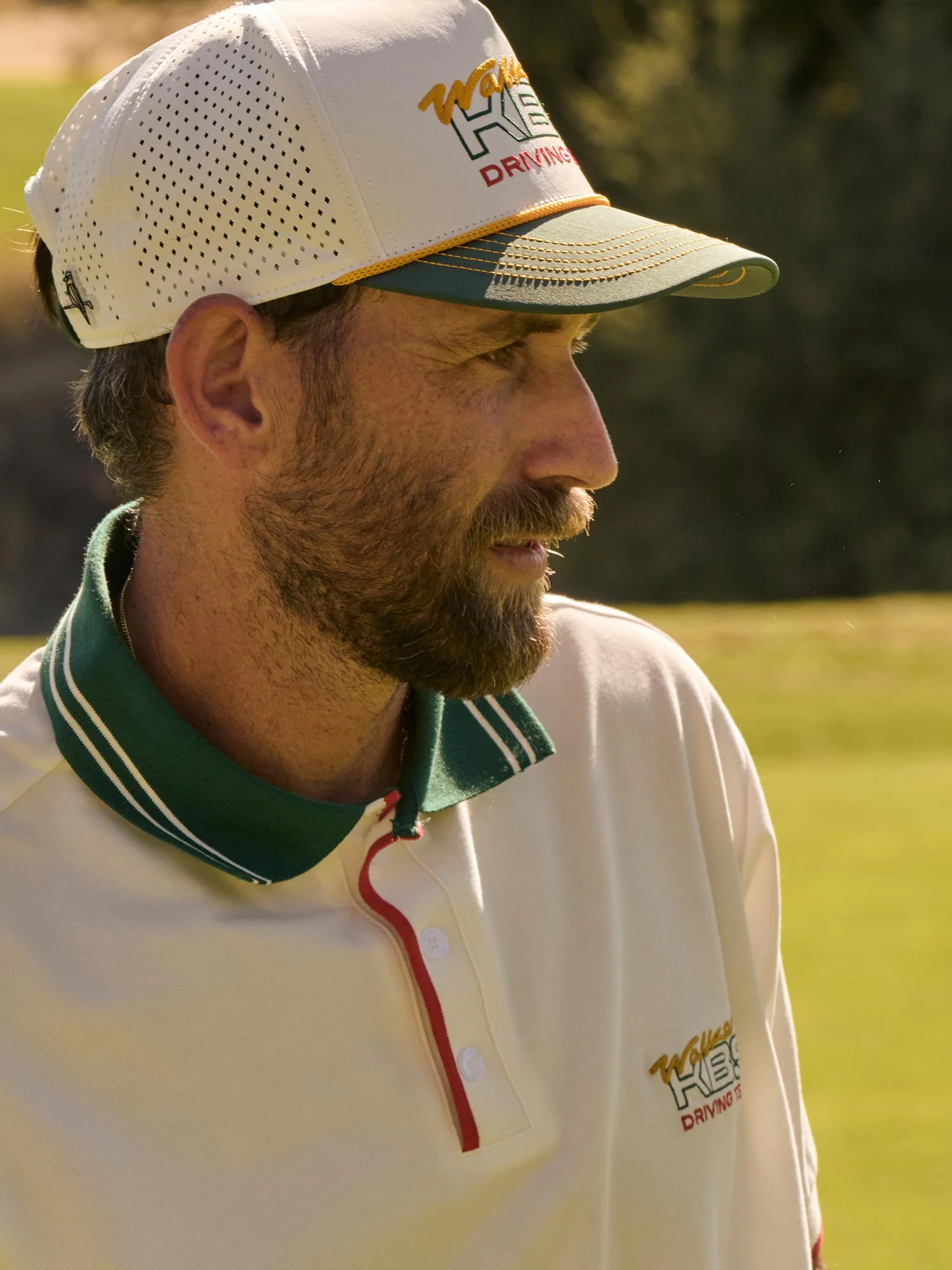 Driving Team Striker Cap - Racing White / Green - Image 8