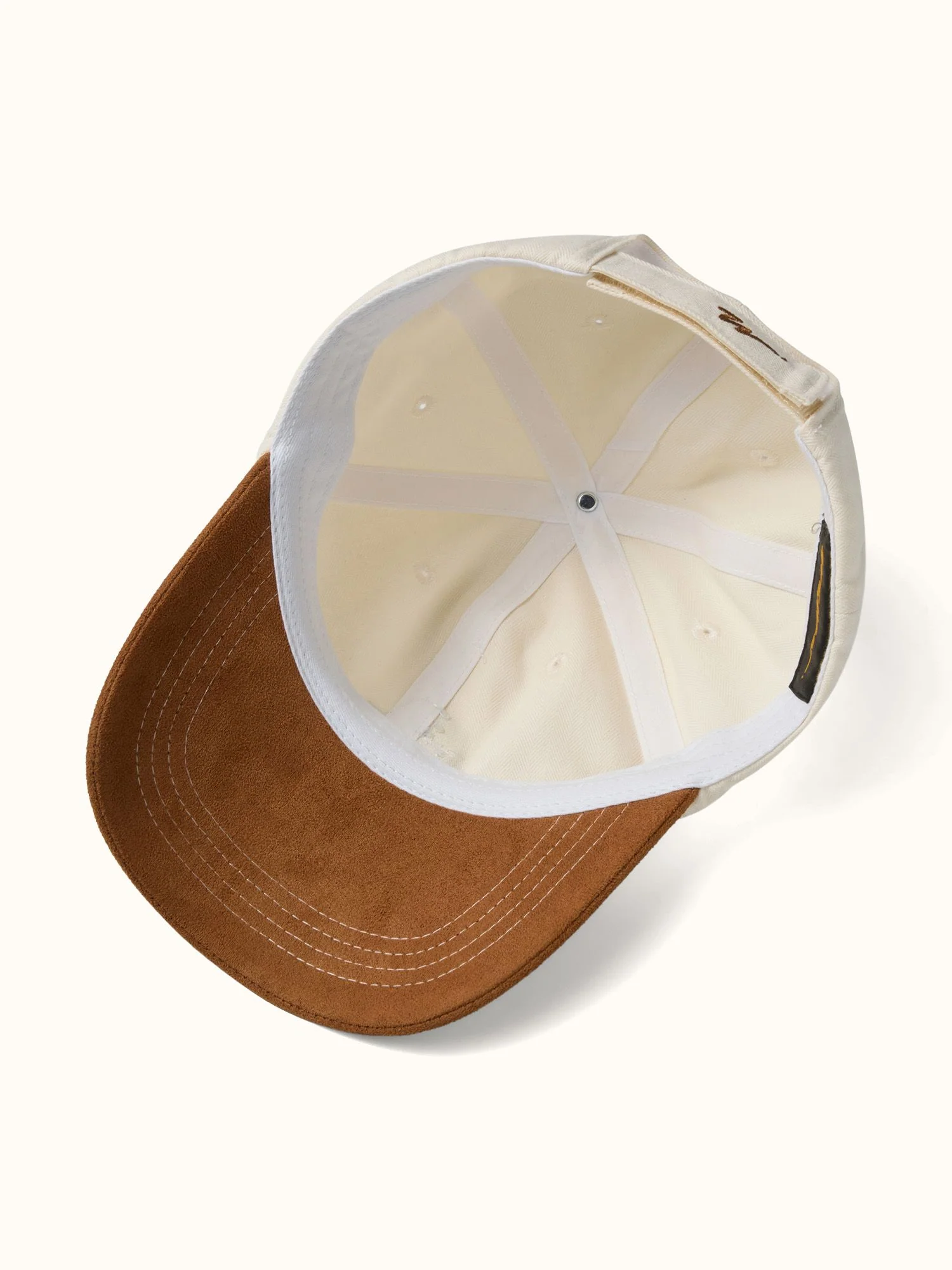 Gold Label 6-Panel Cap Cream / Tan - Image 5