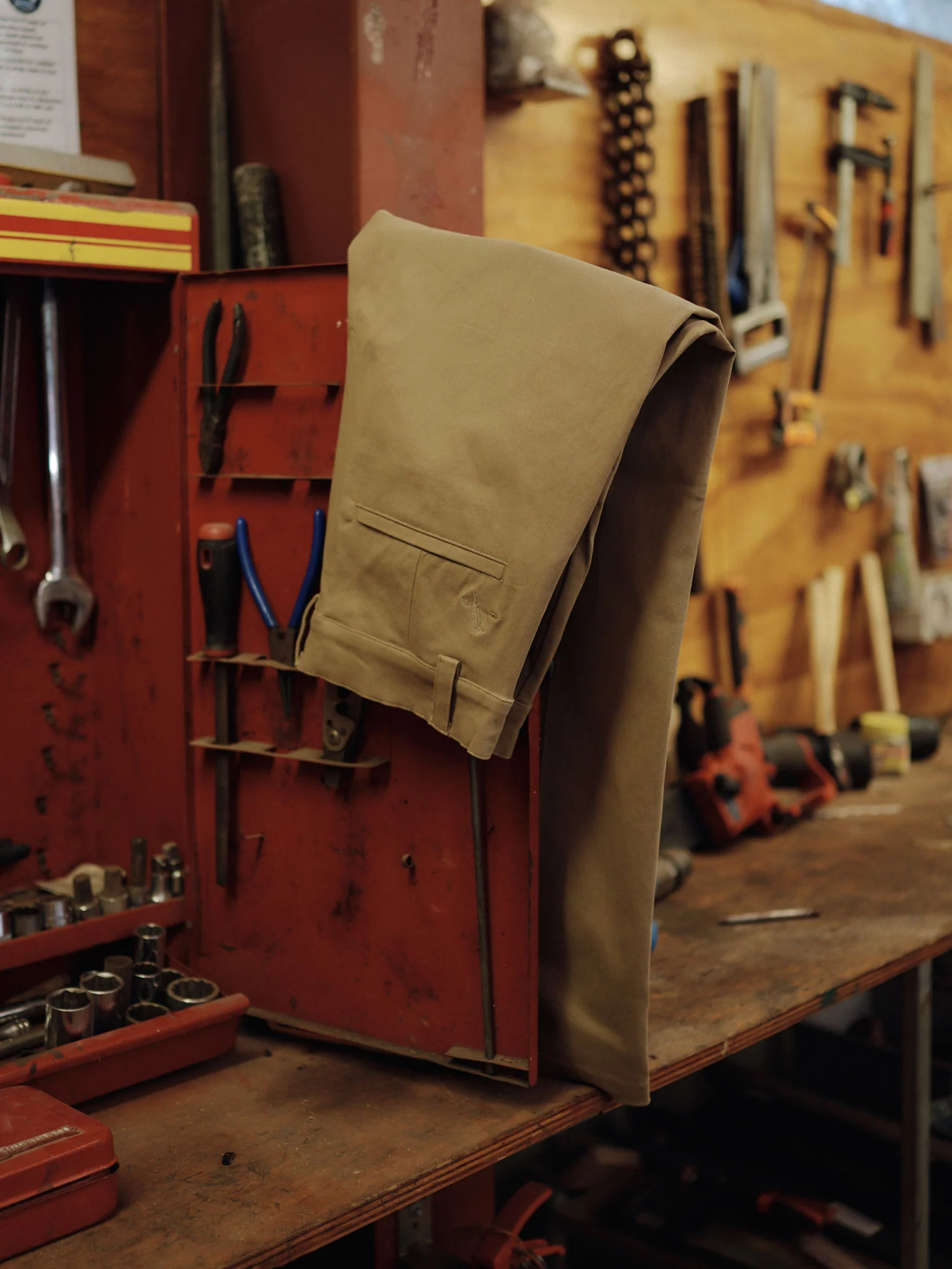 Brushed Winter Pant Tan - Image 10