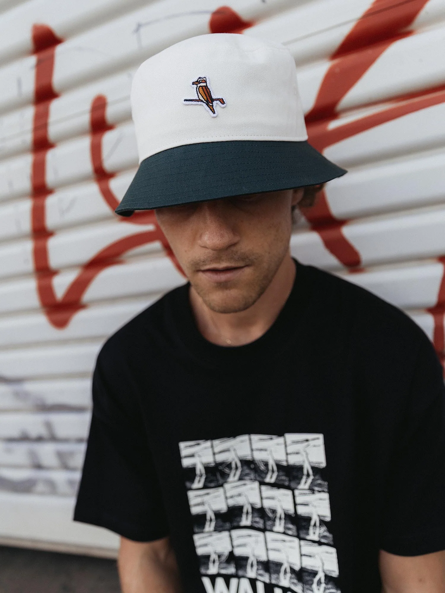 Kooka Bucket Hat Forest / Cream - Image 5