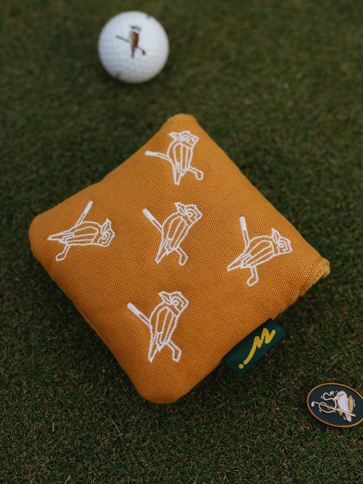 Kooka Canvas Mallet Putter Cover Tobacco - Image 7