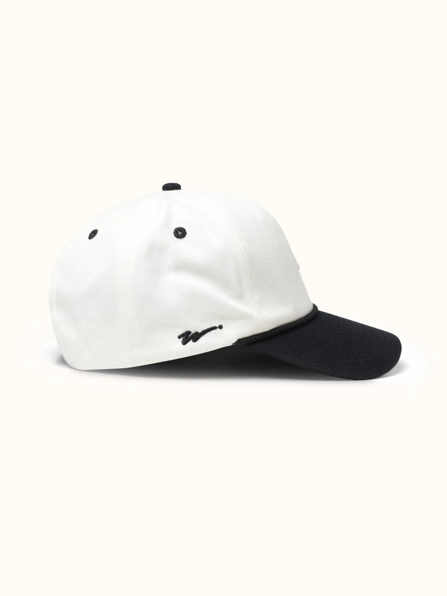 Kooka Classic Cap Cream Black - Image 6