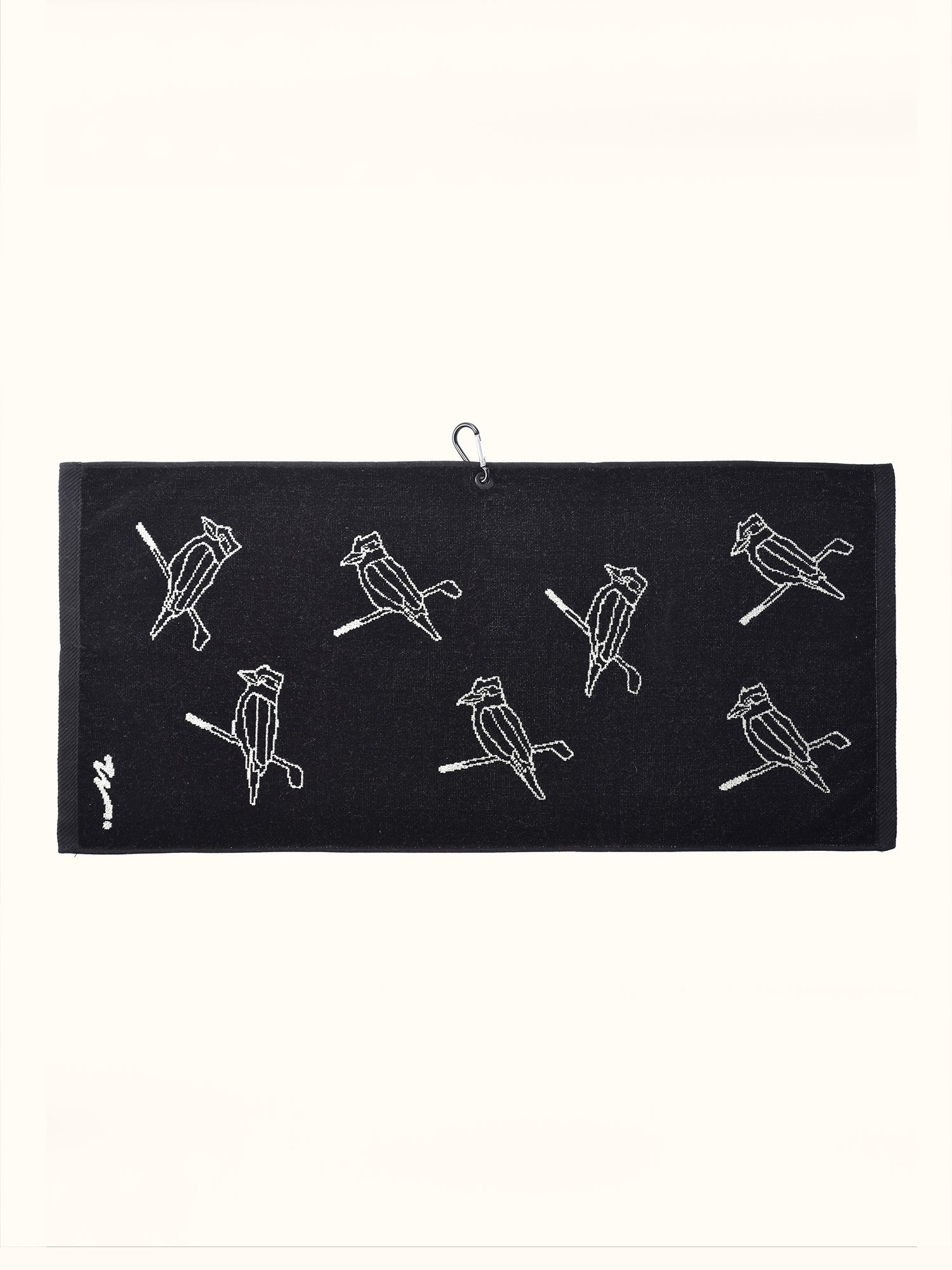 Kooka Icon Towel Black / Cream