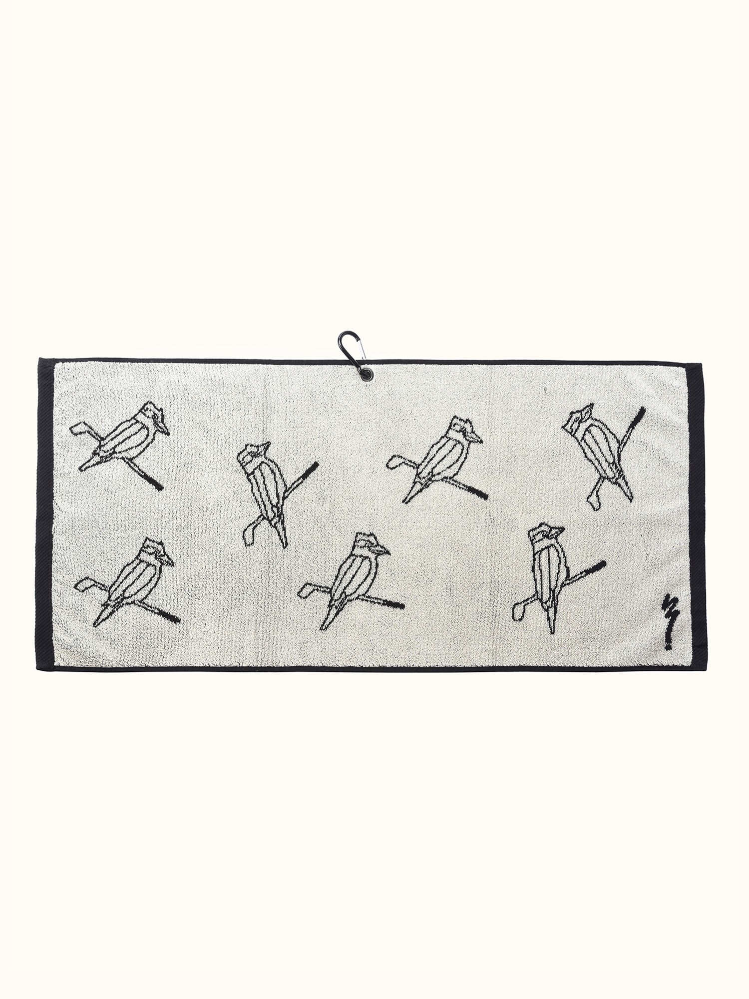 Kooka Icon Towel Black / Cream - Image 2