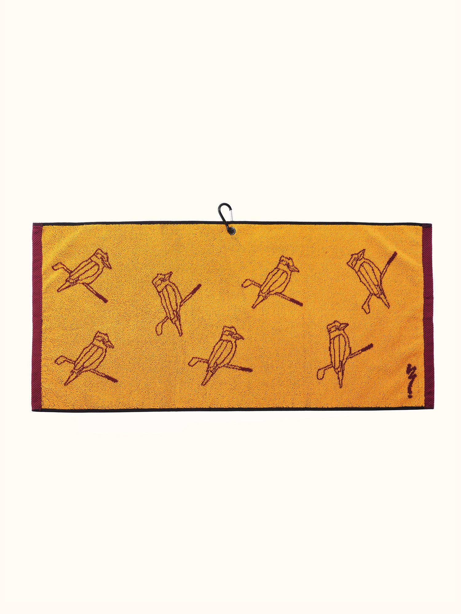 Kooka Icon Towel Merlot / Gold - Image 3
