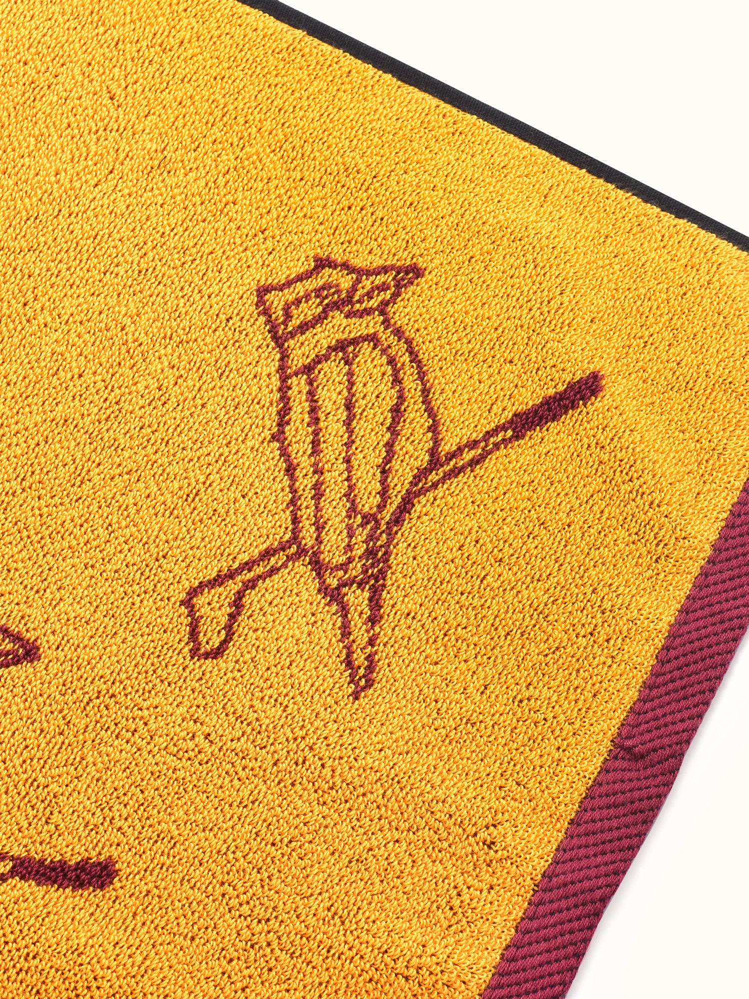 Kooka Icon Towel Merlot / Gold - Image 6
