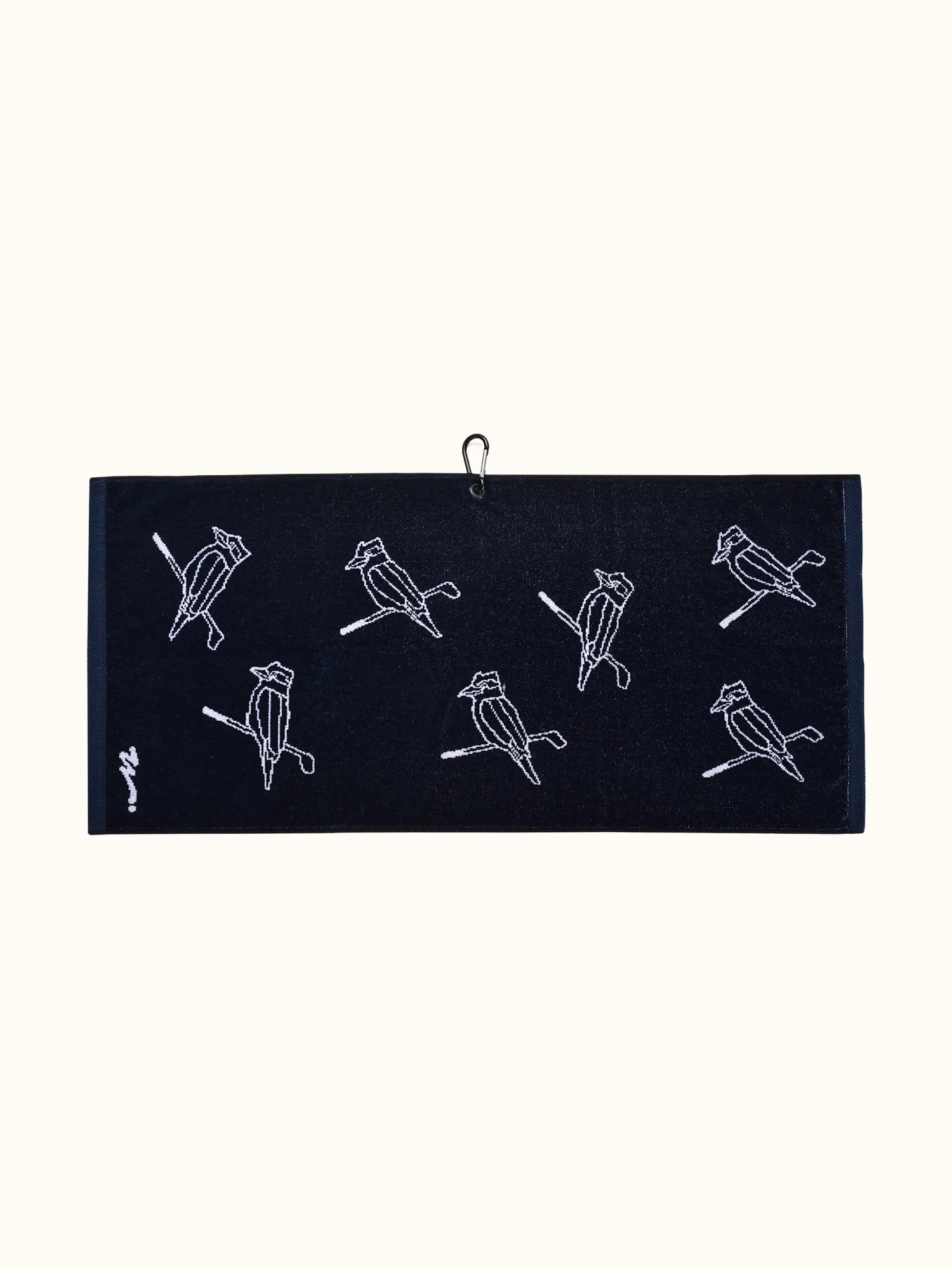 Kooka Icon Towel Navy / White