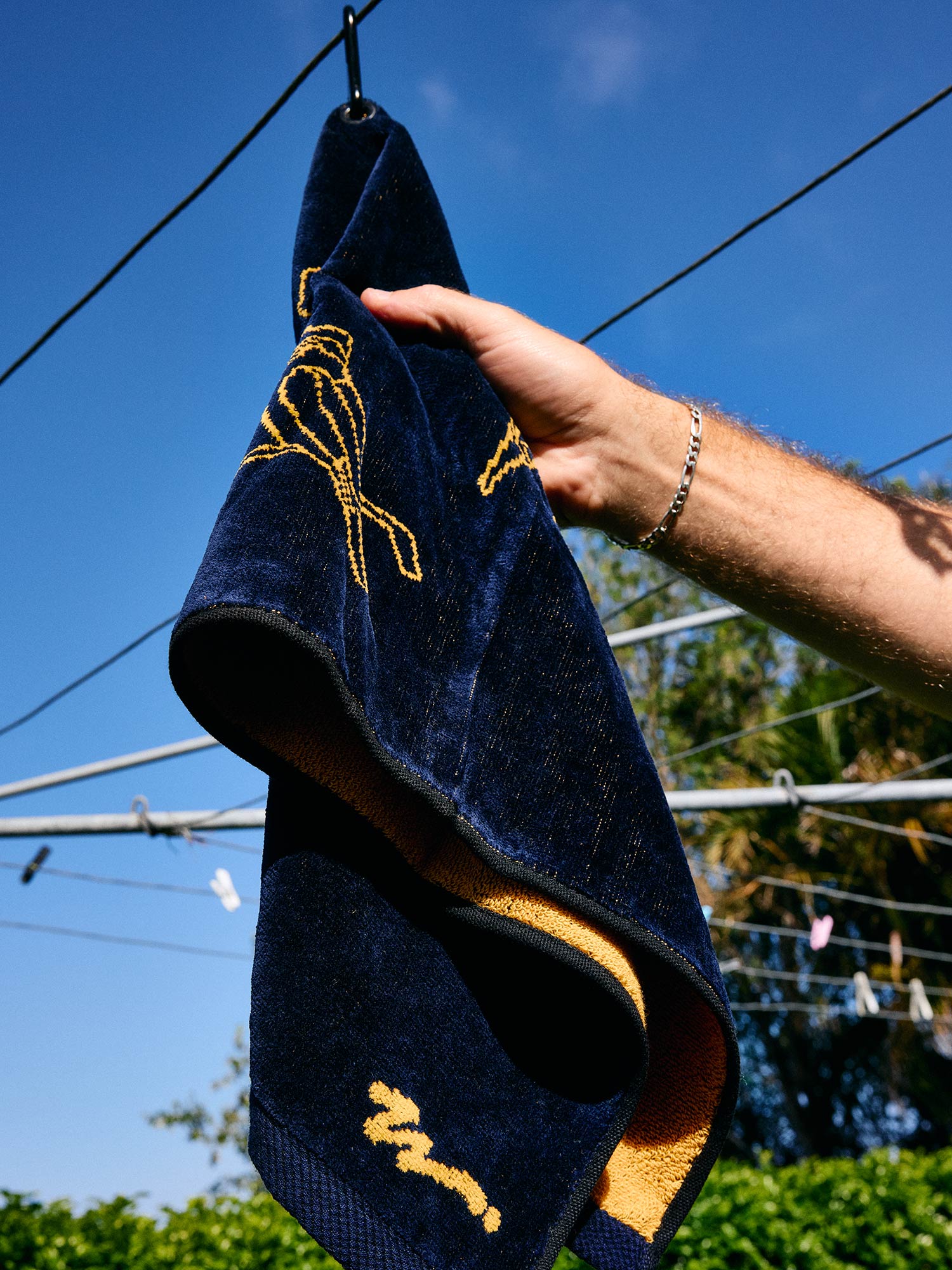 Kooka Icon Towel Navy / Honey - Image 3