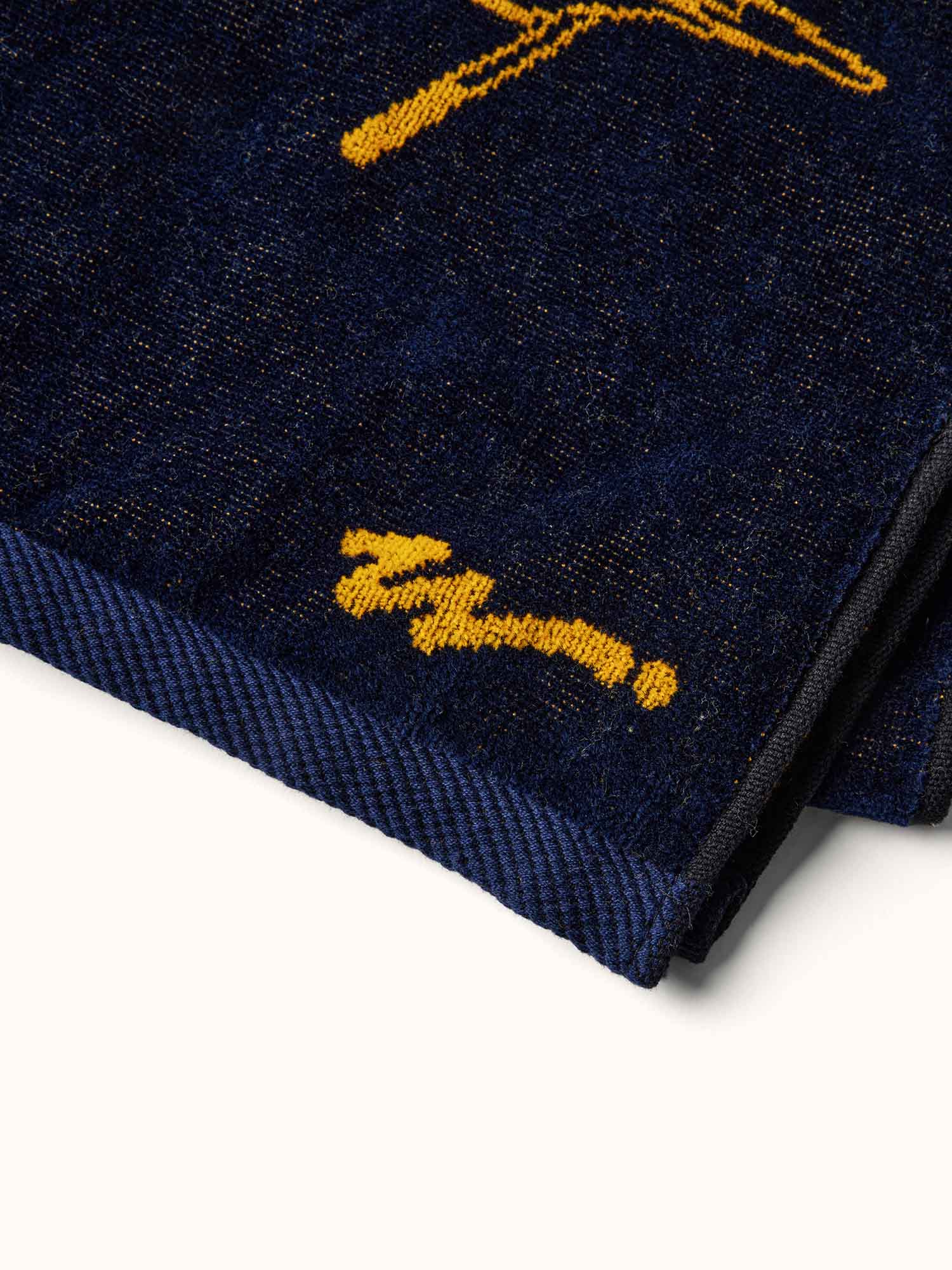 Kooka Icon Towel Navy / Honey - Image 5