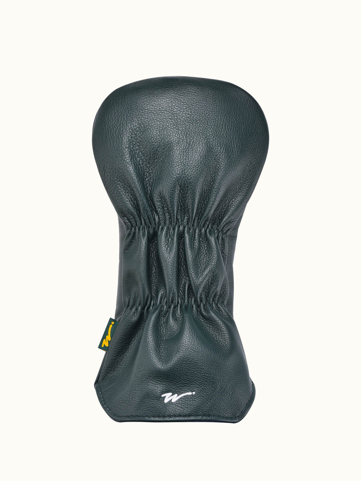 Kooka Leather Driver Cover Forest / White - Image 3