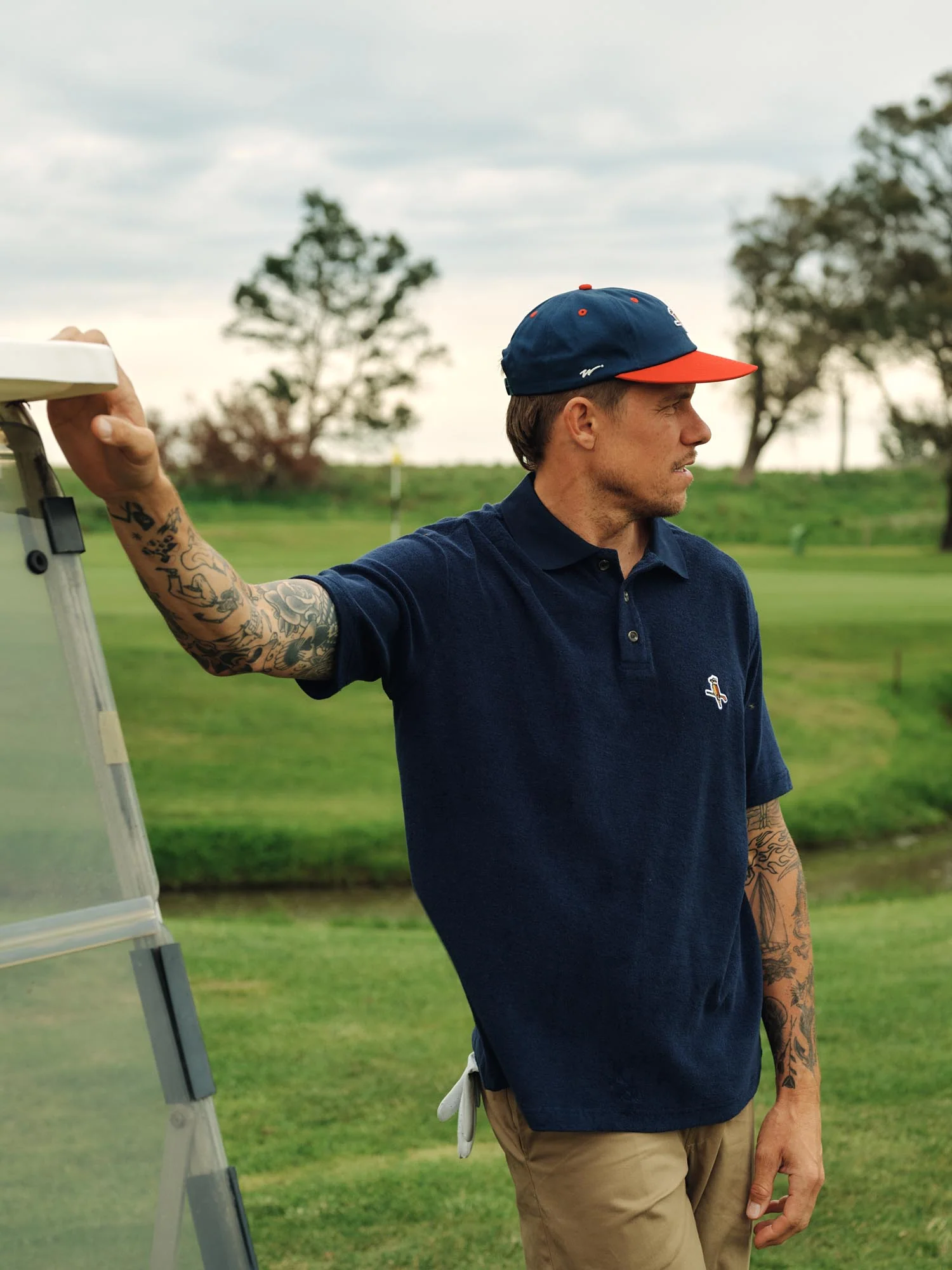 Kooka Low Cap Navy / Red - Image 7