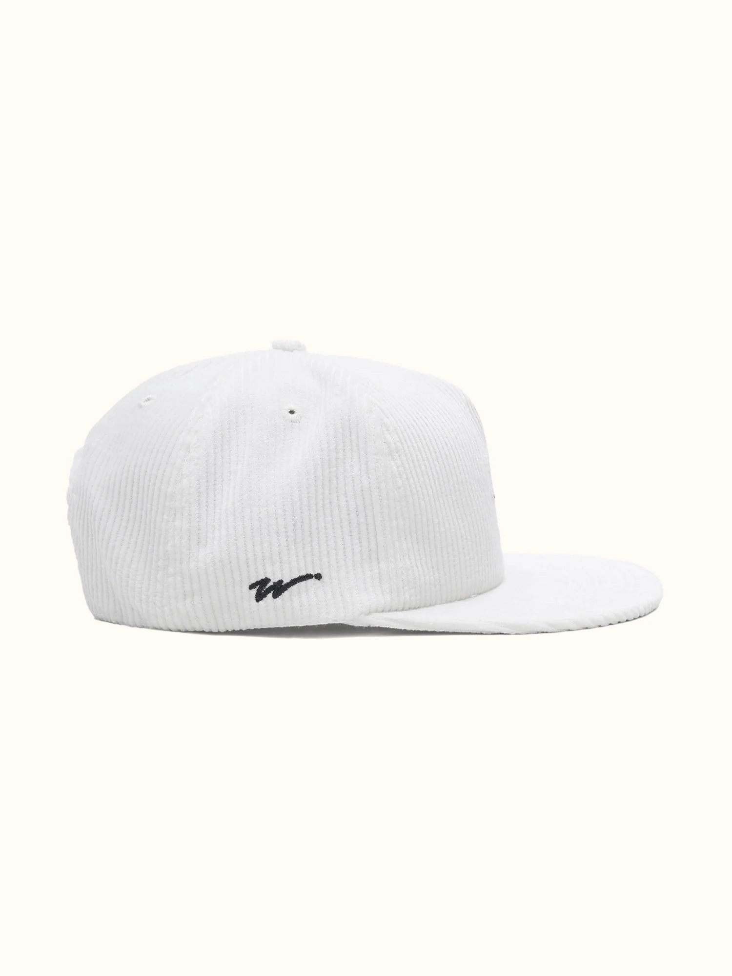Kooka Mid Box Cap Cream Corduroy - Image 3