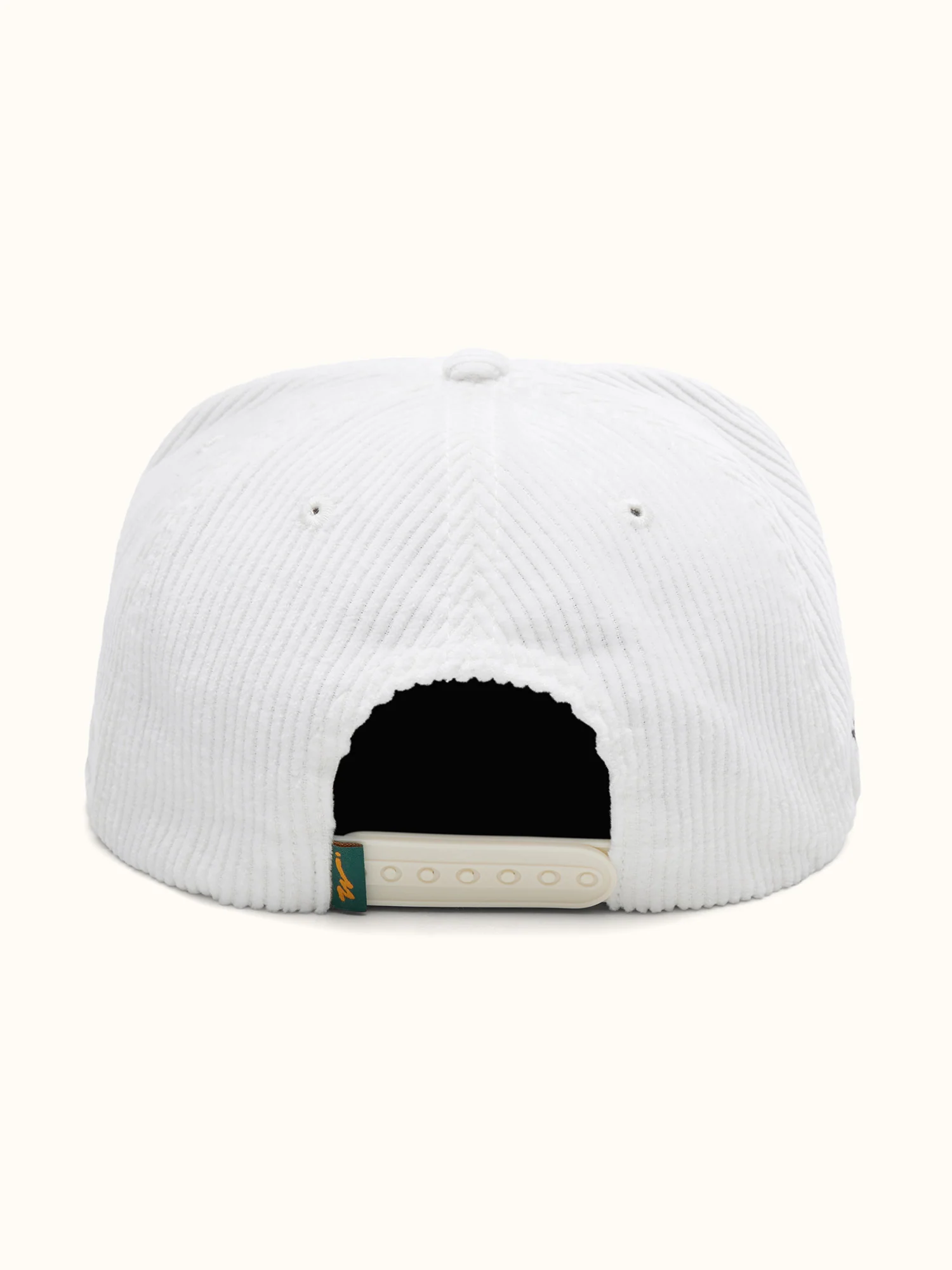 Kooka Mid Box Cap Cream Corduroy - Image 4