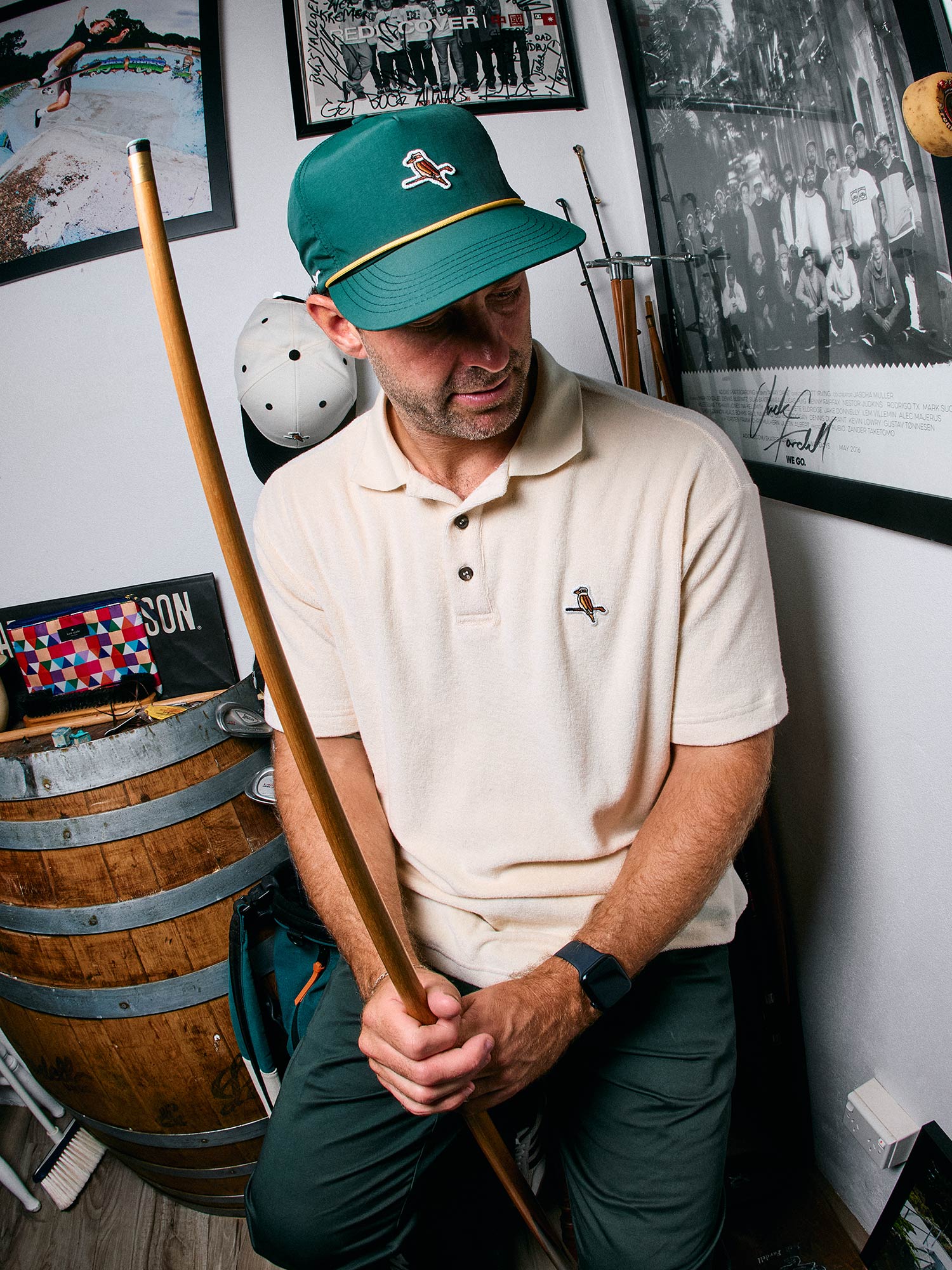 Kooka Nylon Cap Forest / Gold - Image 2