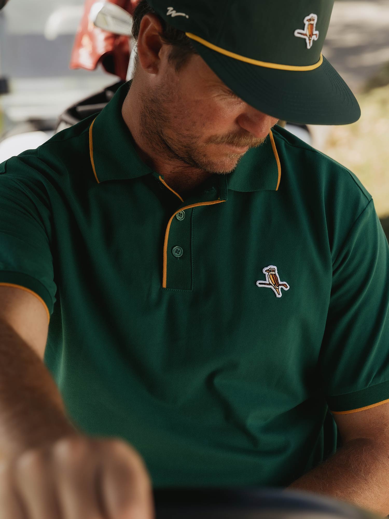 Kooka Nylon Cap Forest / Gold - Image 6