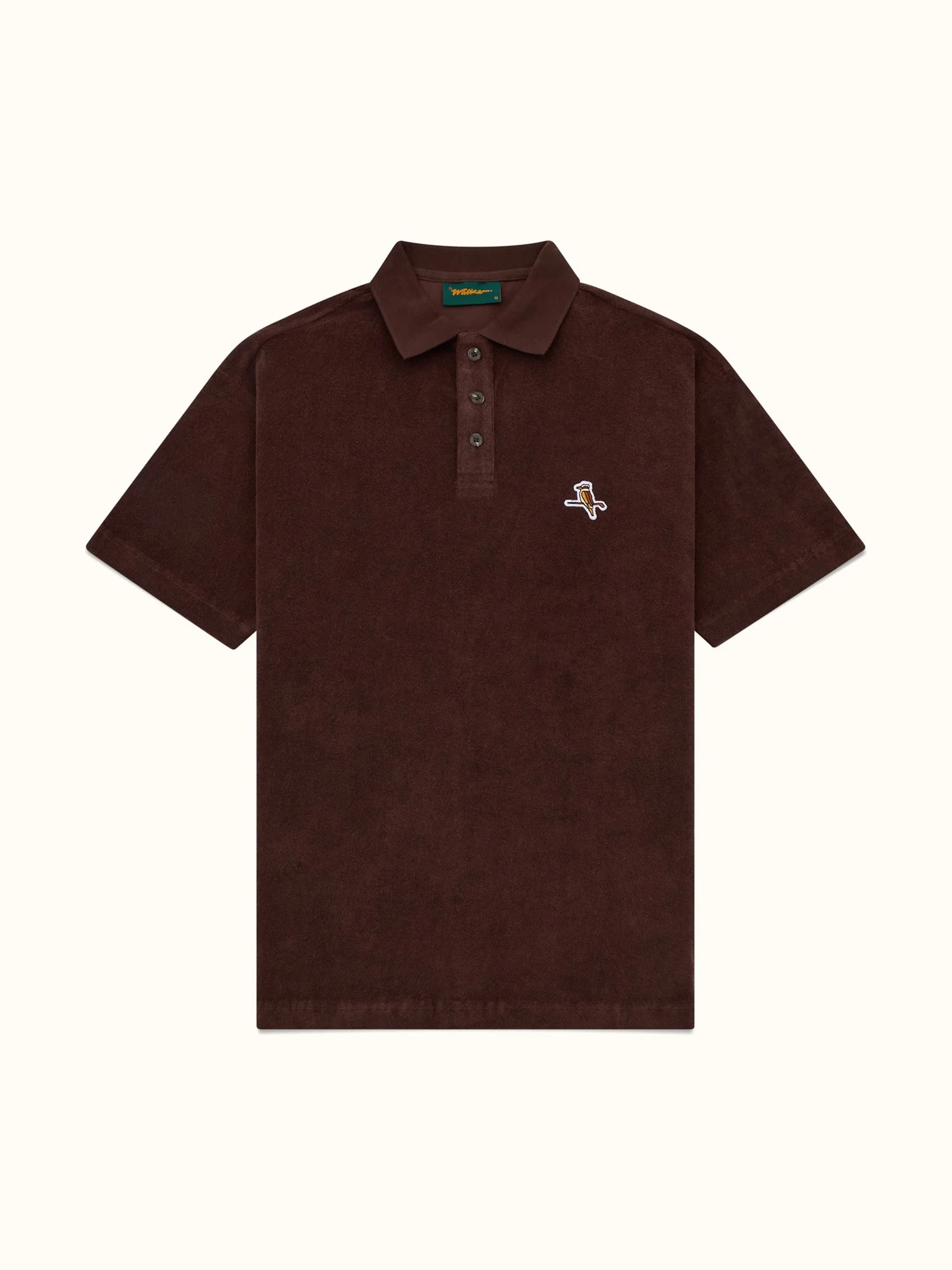Kooka Terry Polo Deep Chocolate