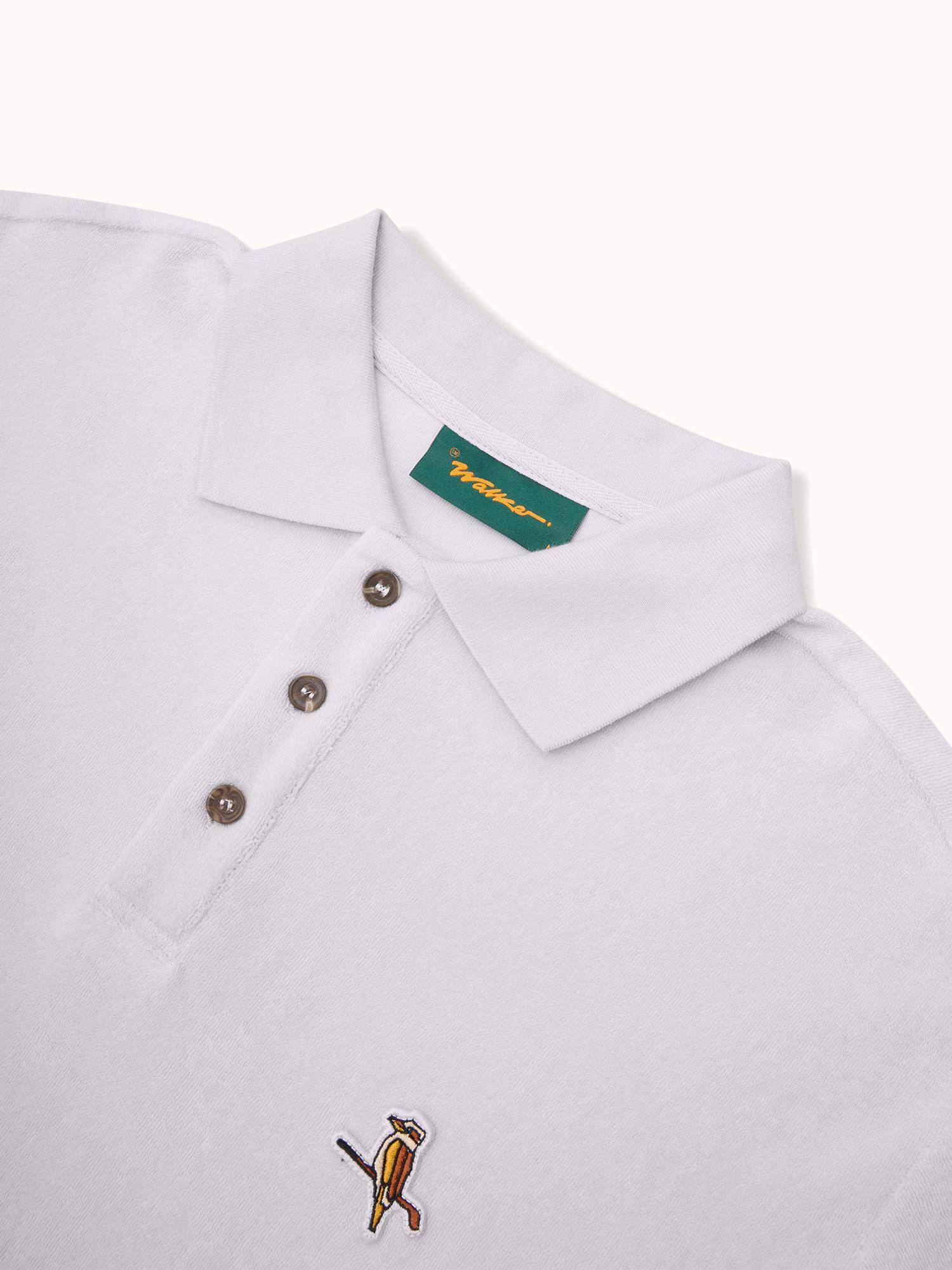 Kooka Terry Polo Deep Stone Grey - Image 3