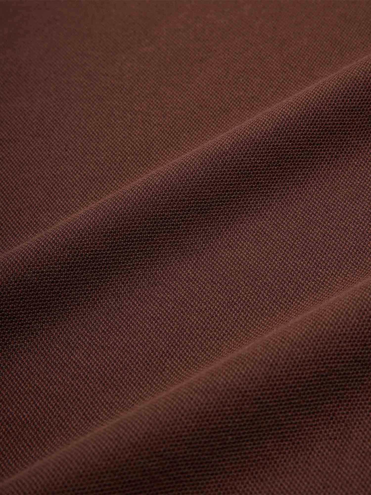 Kooka Two-Tone Polo Chocolate / White - Image 6