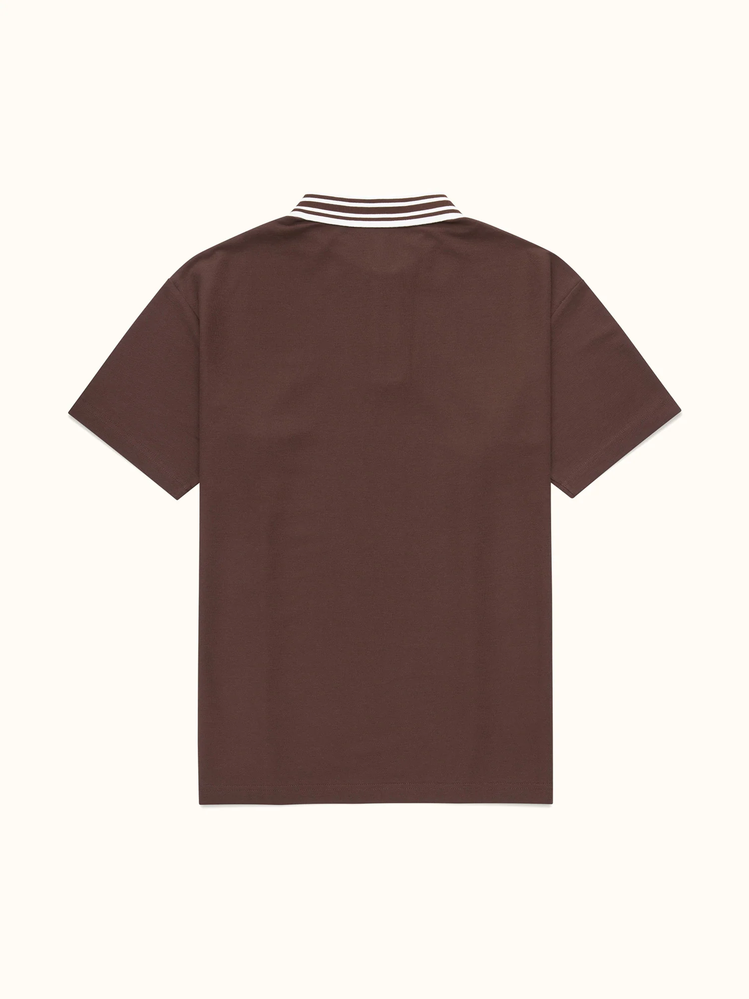 Kooka Two-Tone Polo Chocolate / White - Image 7