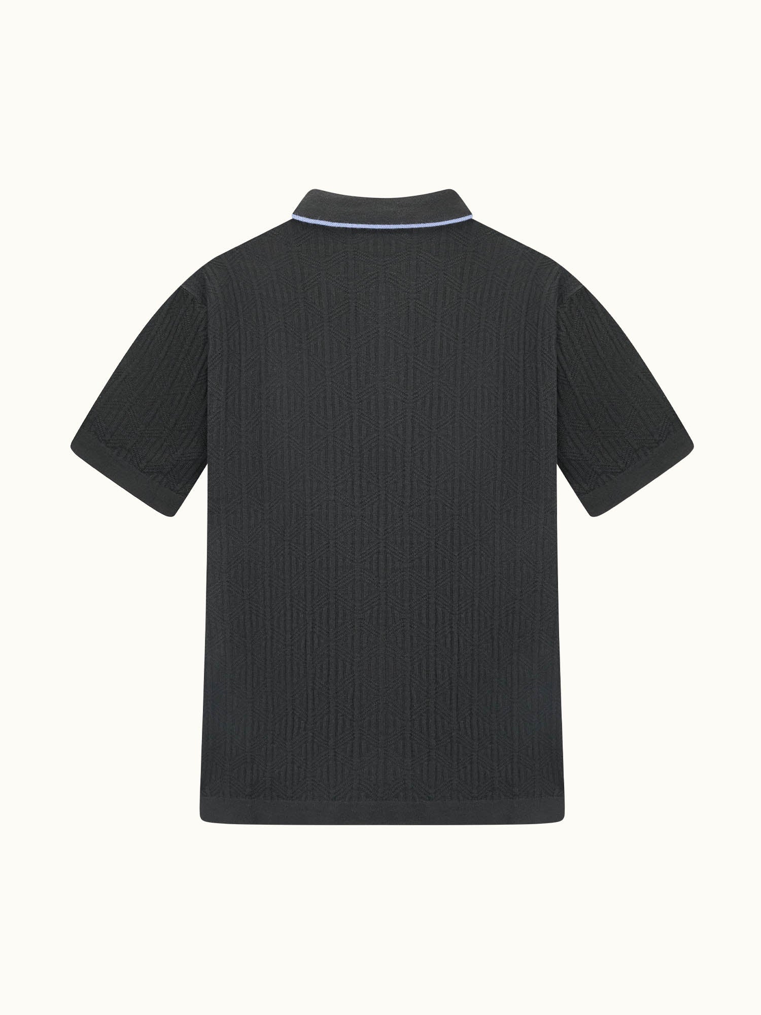 Lasso Knit Polo Black - Image 3