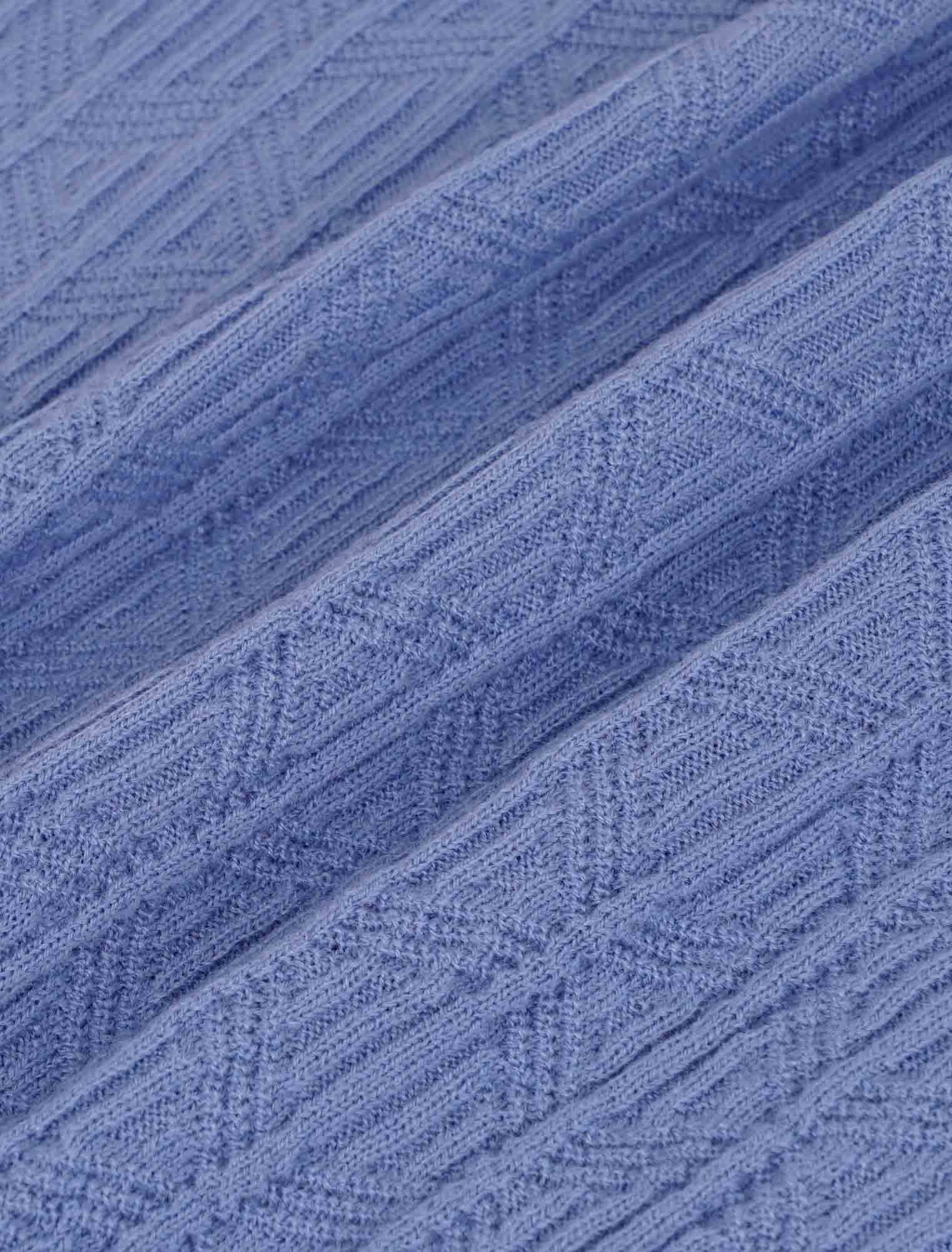 Lasso Knit Polo Sky Blue - Image 10