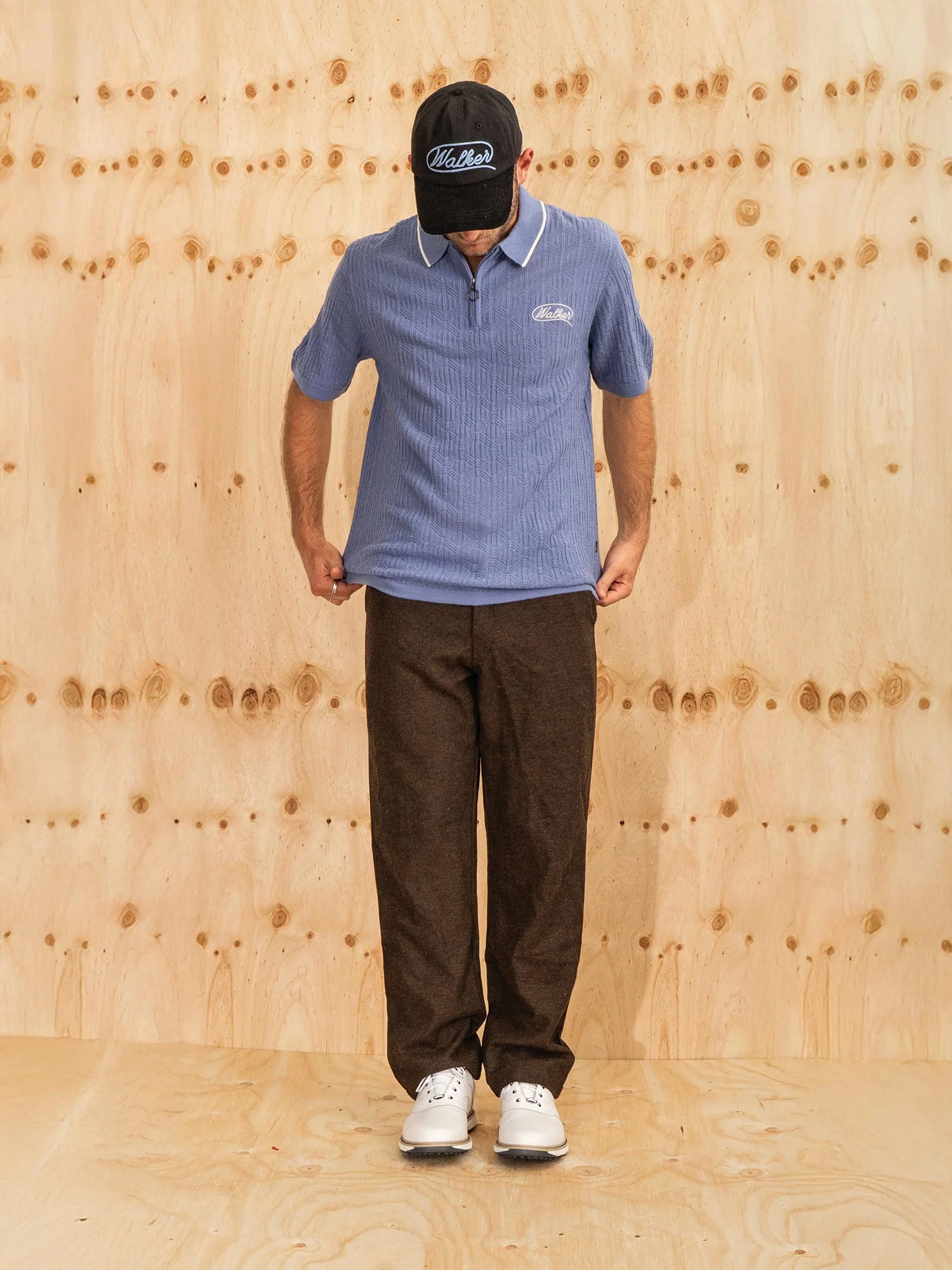 Lasso Knit Polo Sky Blue - Image 7
